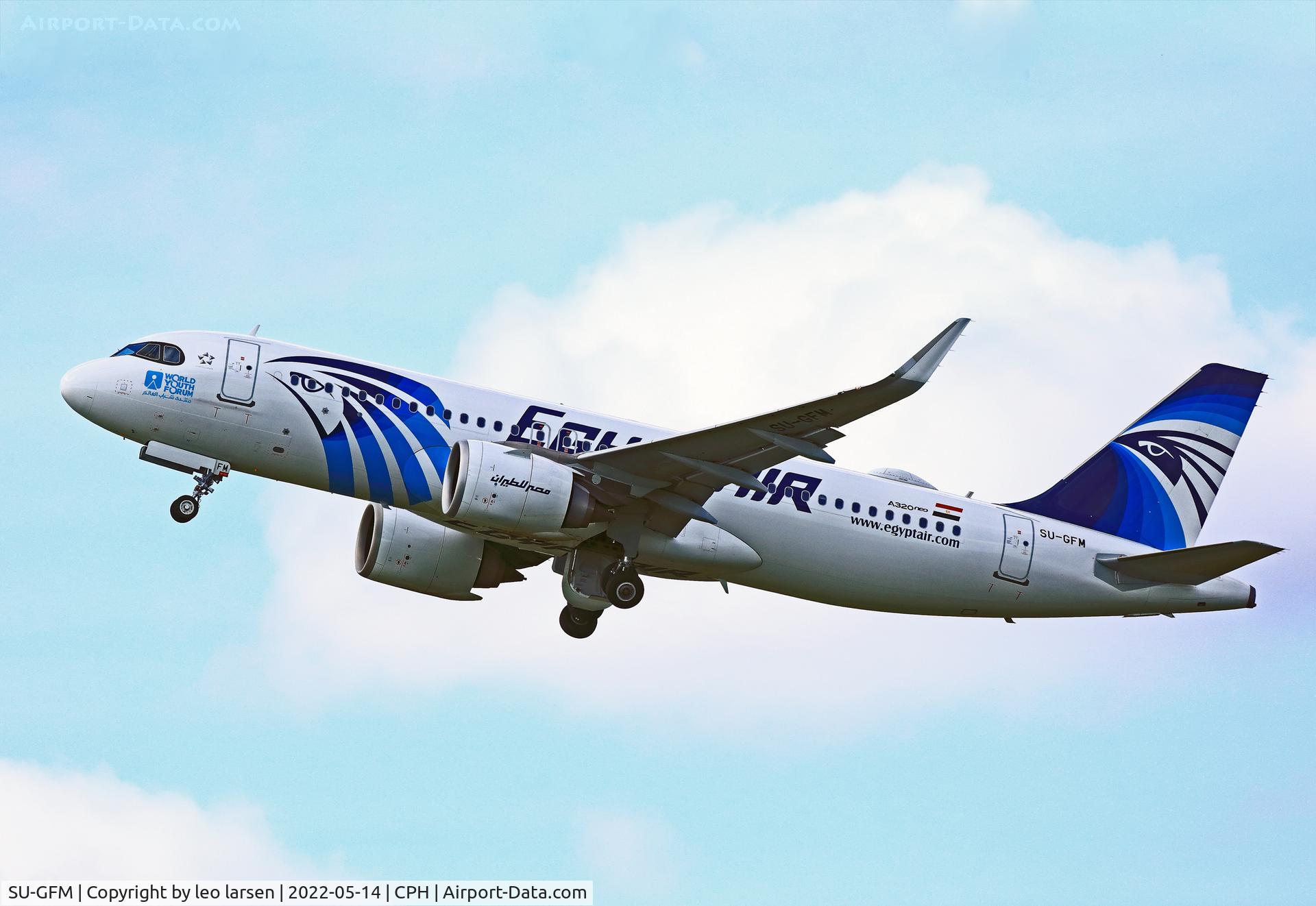 SU-GFM, 2020 Airbus A320-251N C/N 9532, Copenhagen 14.5.2022