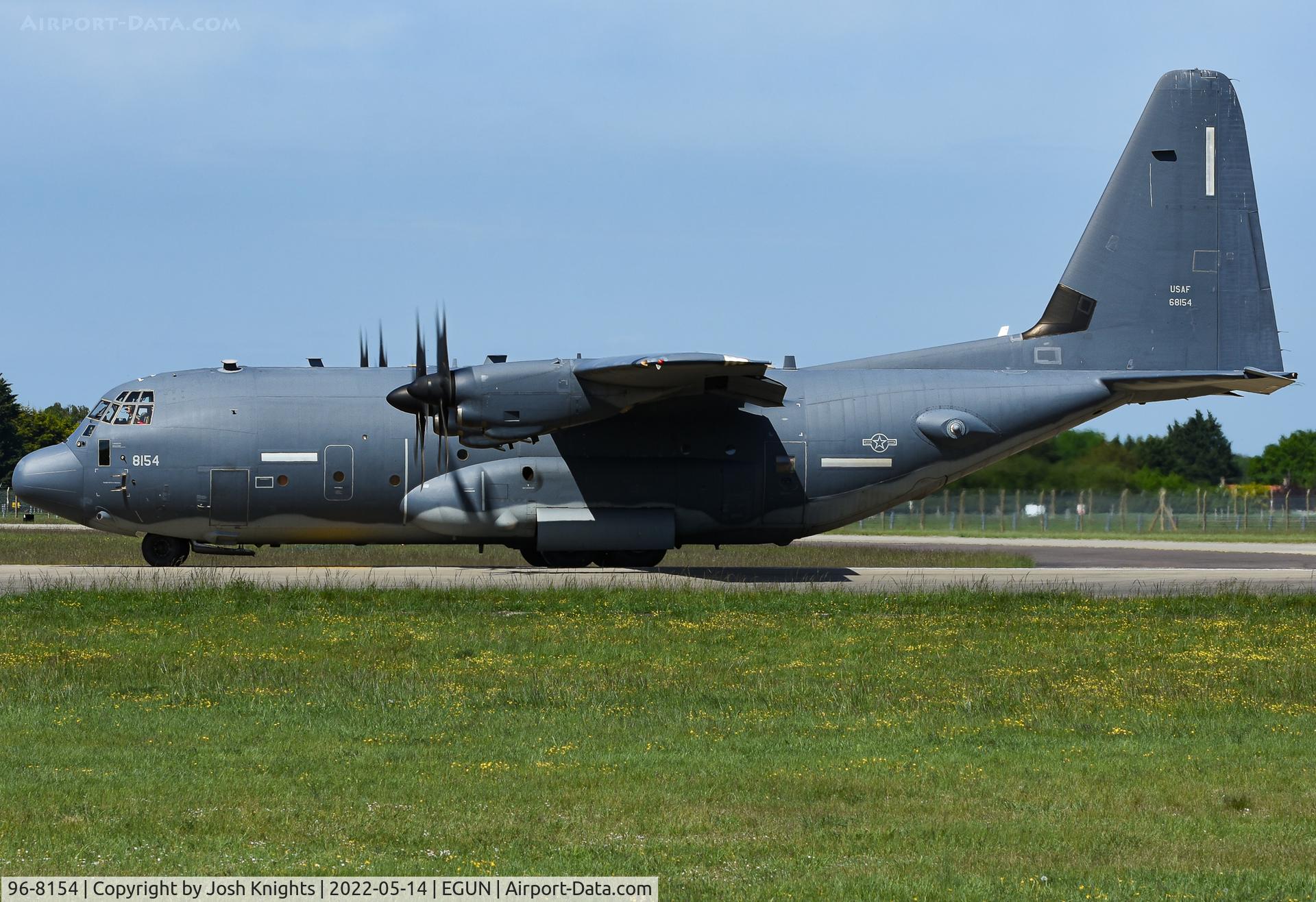 96-8154, 1997 Lockheed Martin EC-130J Commando Solo III C/N 382-5455, Departing Mildenhall.