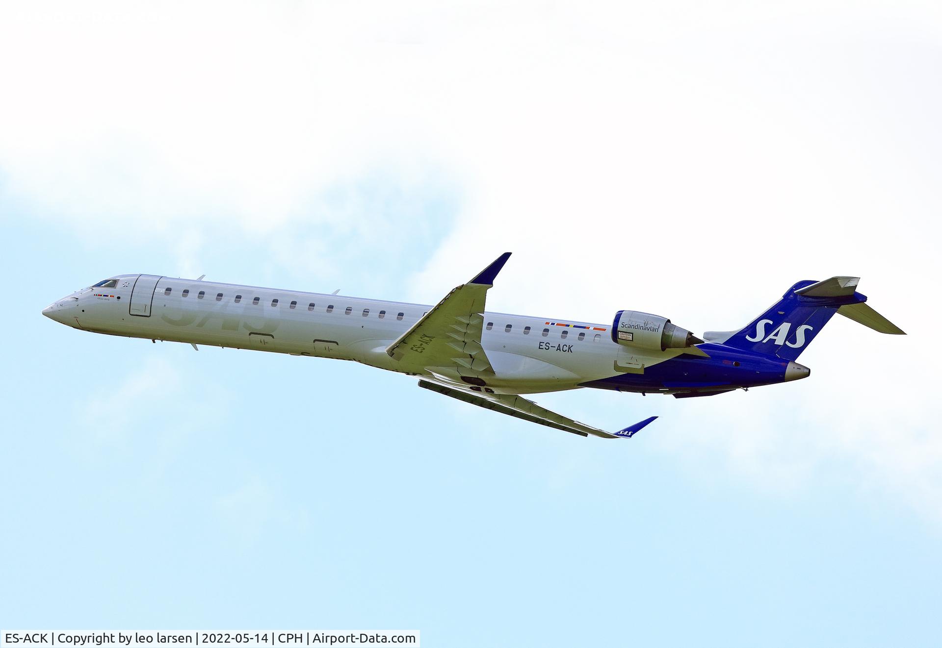 ES-ACK, 2009 Bombardier CRJ-900 (CL-600-2D24) C/N 15211, Copenhagen 14.5.2022