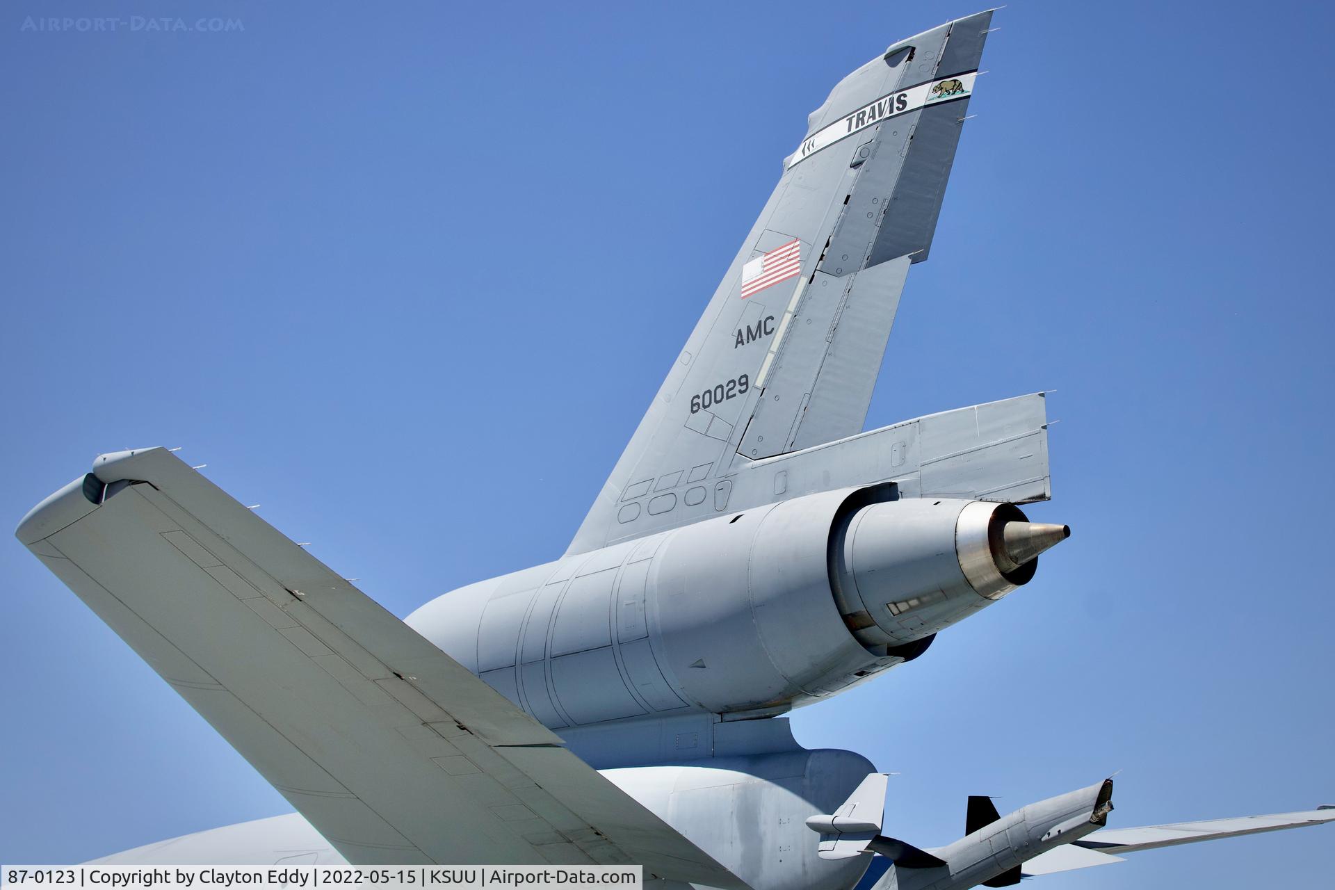 87-0123, 1987 McDonnell Douglas KC-10A Extender C/N 48309/439, Travis AFB airshow 2022.