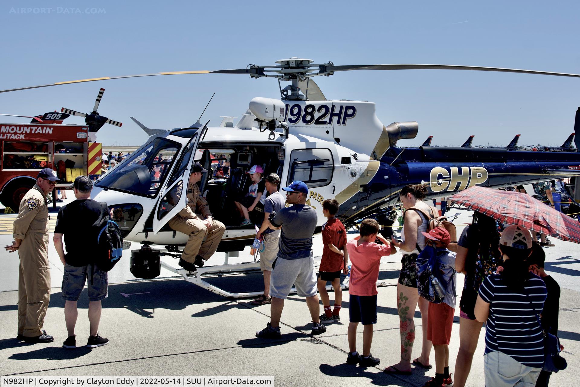 N982HP, 2016 Airbus Helicopters AS-350B-3 Ecureuil C/N 8187, Travis AFB airshow 2022.
