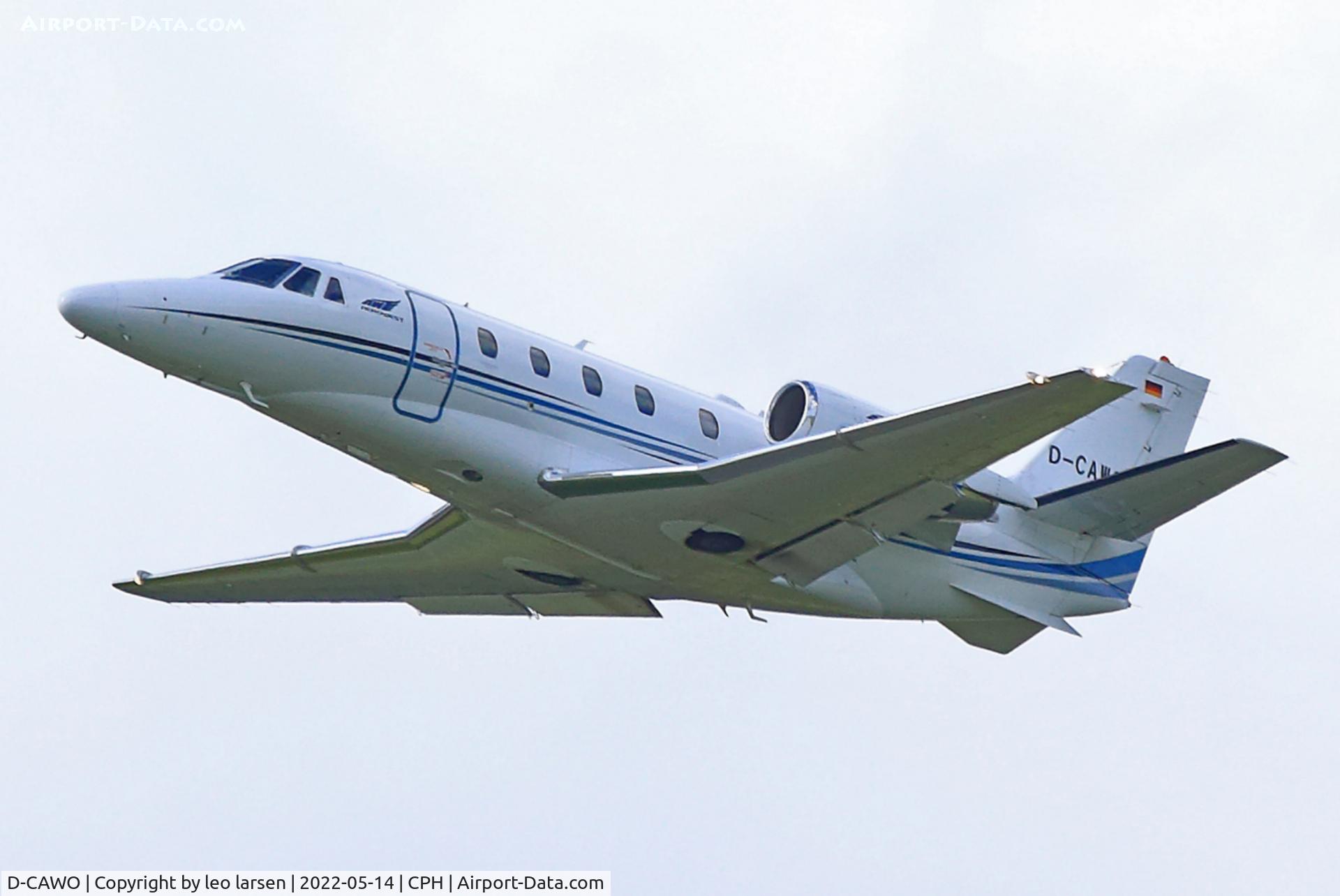 D-CAWO, 2019 Cessna 560XL Citation XLS+ C/N 560-6271, Copenhagen 14.5.2022