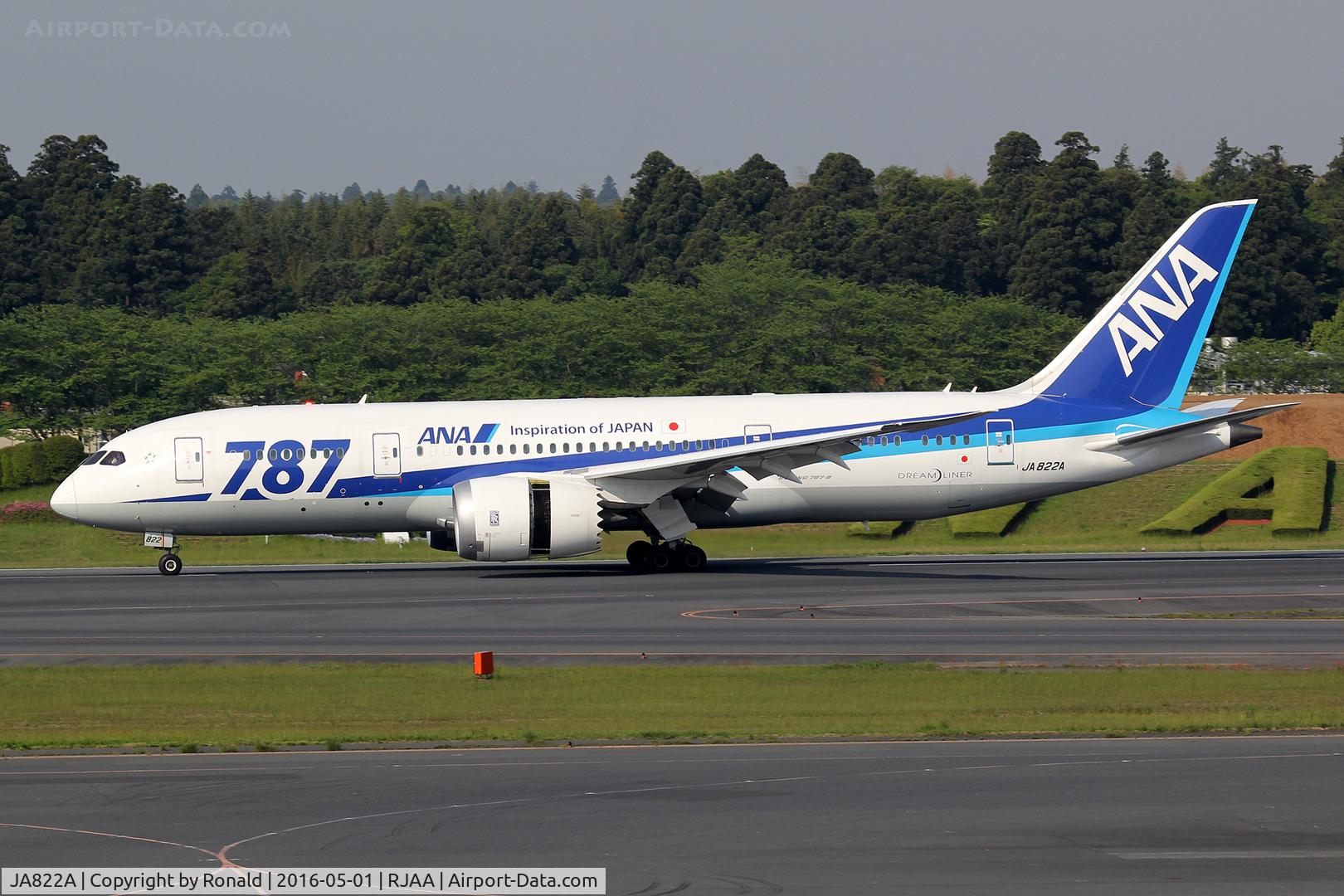 JA822A, 2013 Boeing 787-8 Dreamliner C/N 34512, at nrt