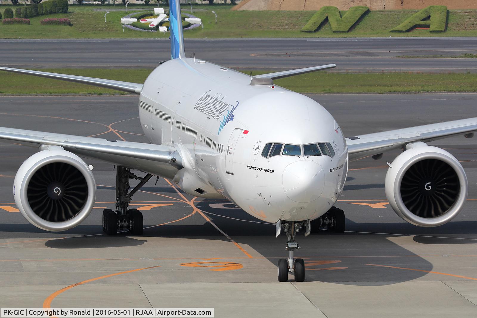PK-GIC, 2013 Boeing 777-3U3/ER C/N 40075, at nrt