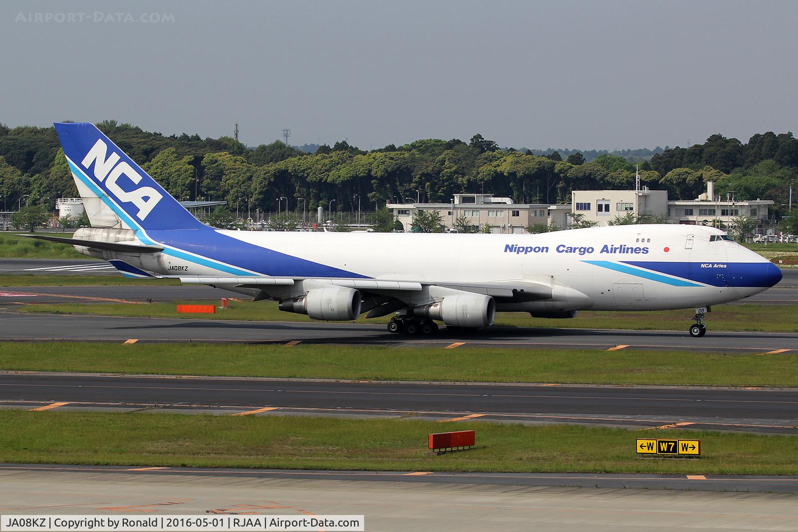 JA08KZ, 2008 Boeing 747-4KZF C/N 36135, at nrt