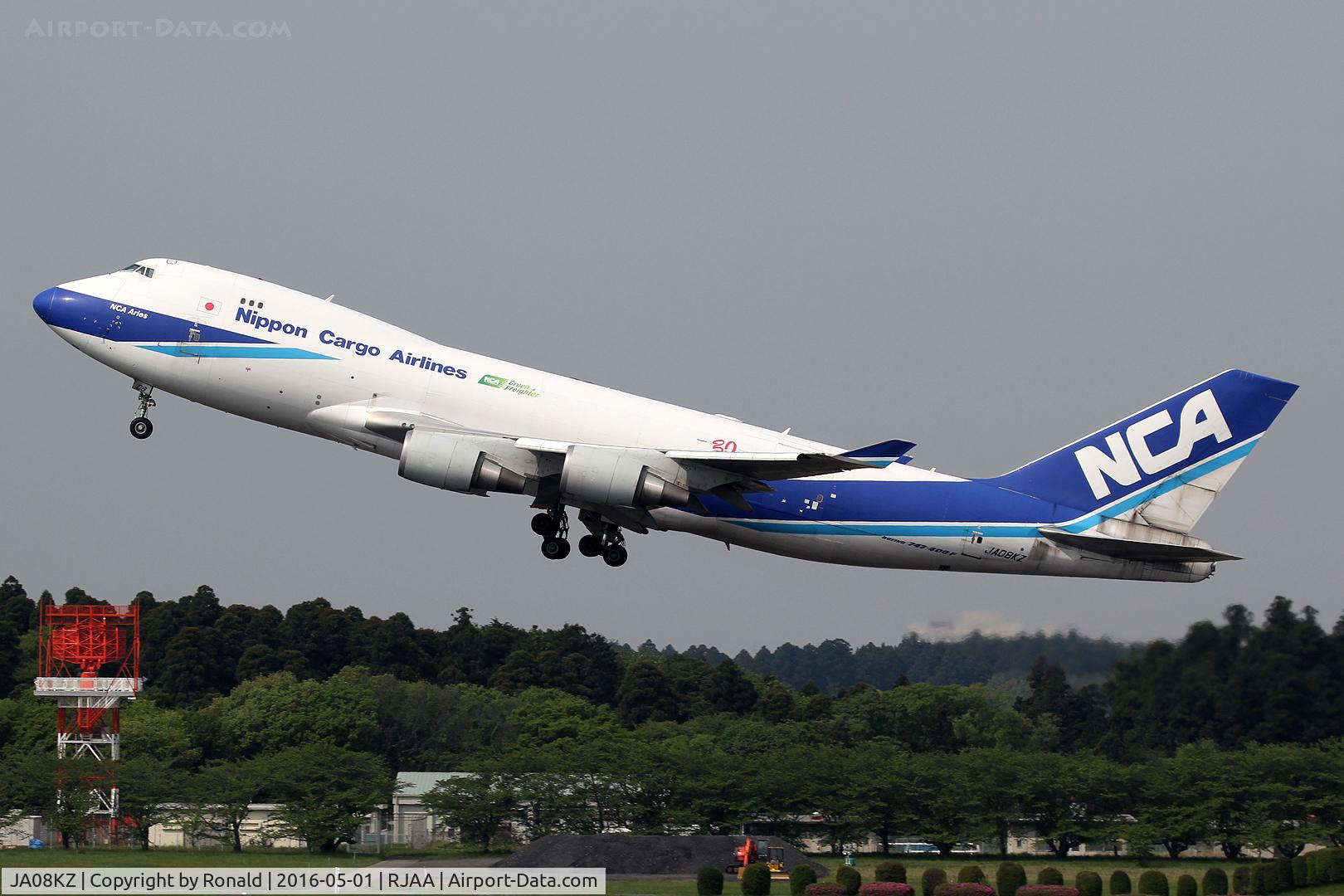 JA08KZ, 2008 Boeing 747-4KZF C/N 36135, at nrt