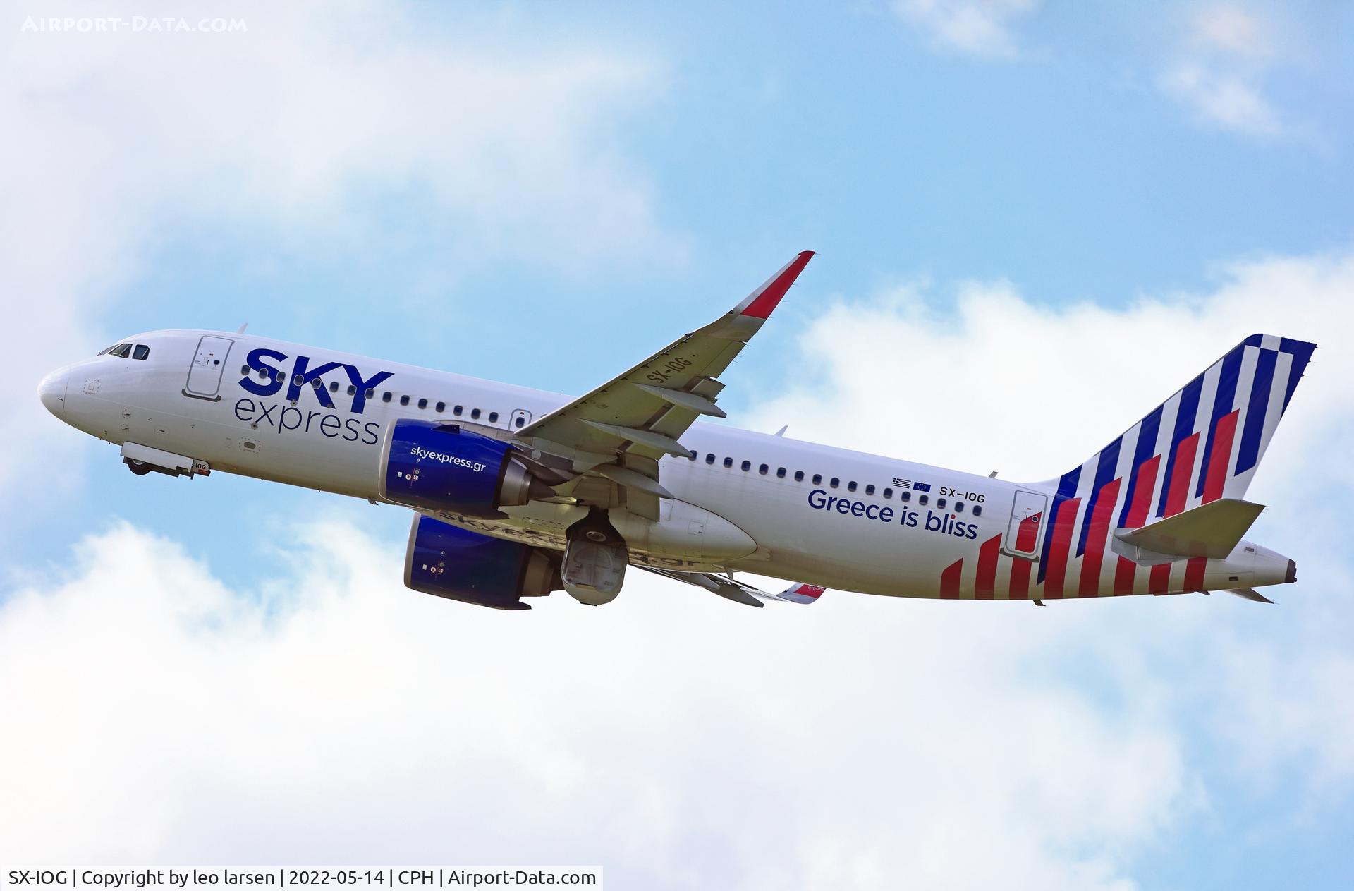 SX-IOG, 2020 Airbus A320-251 Neo C/N 10083, Copenhagen 14.5.2022