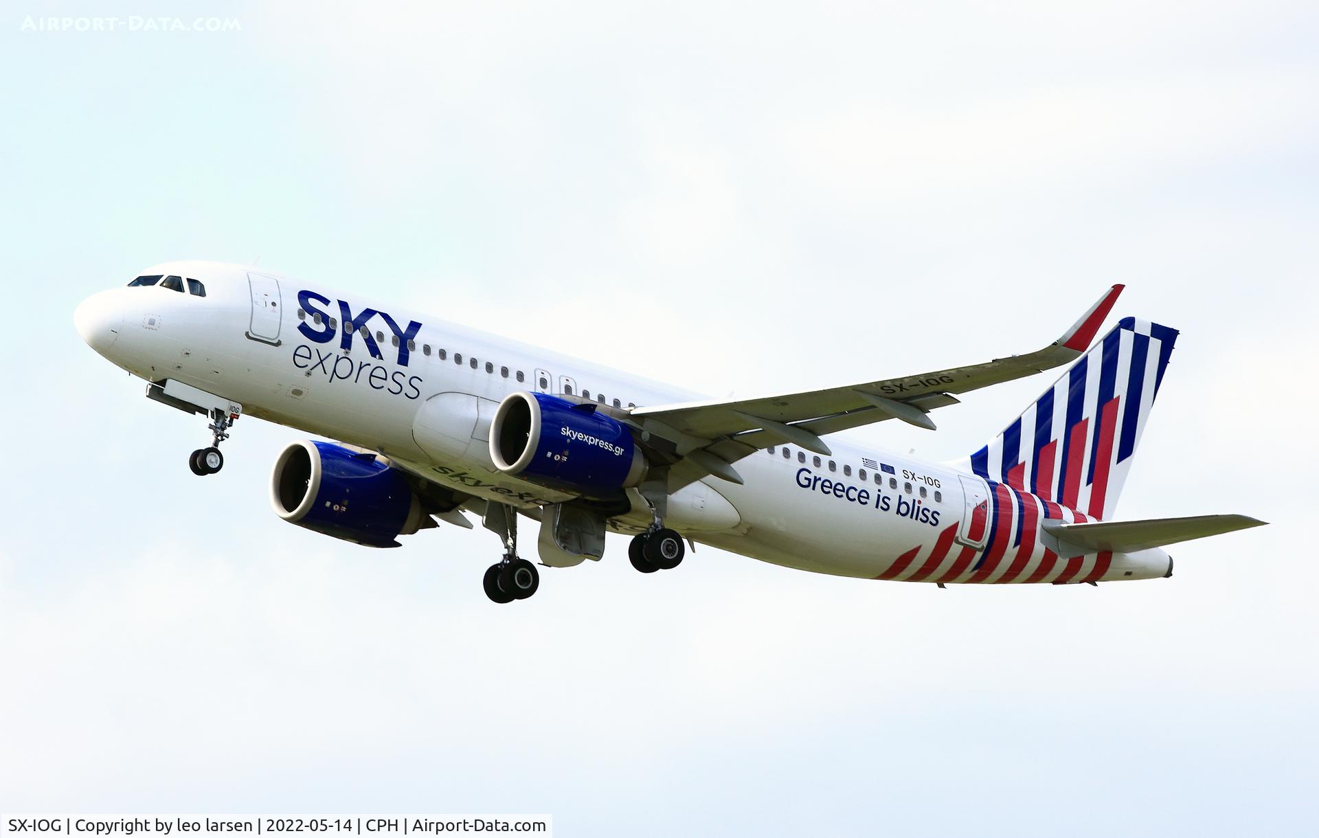SX-IOG, 2020 Airbus A320-251 Neo C/N 10083, Copenhagen 14.5.2022