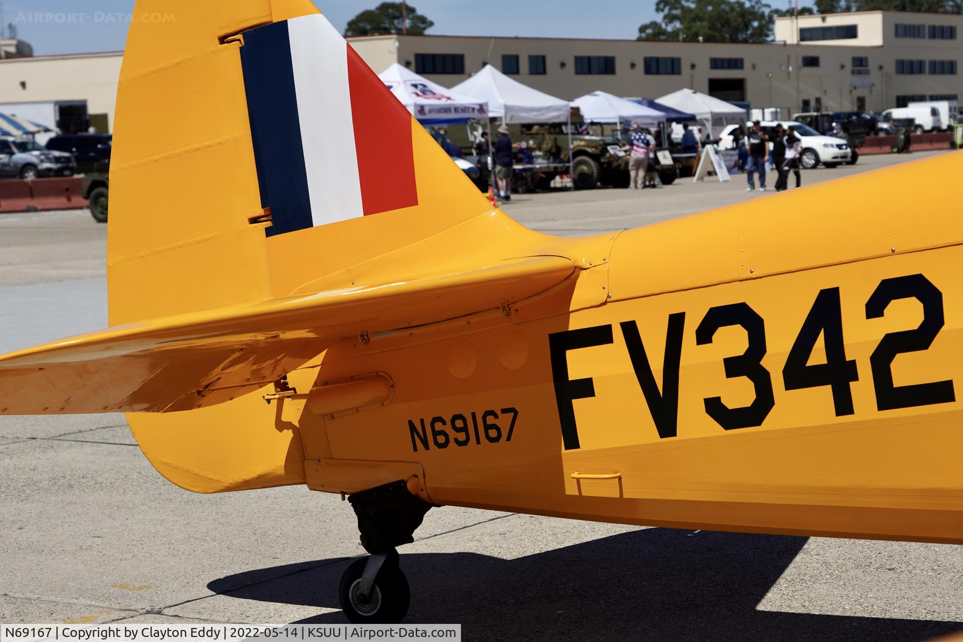N69167, 1943 Fairchild M-62A-3 Cornell II C/N FV342, Travis AFB airport 2022.