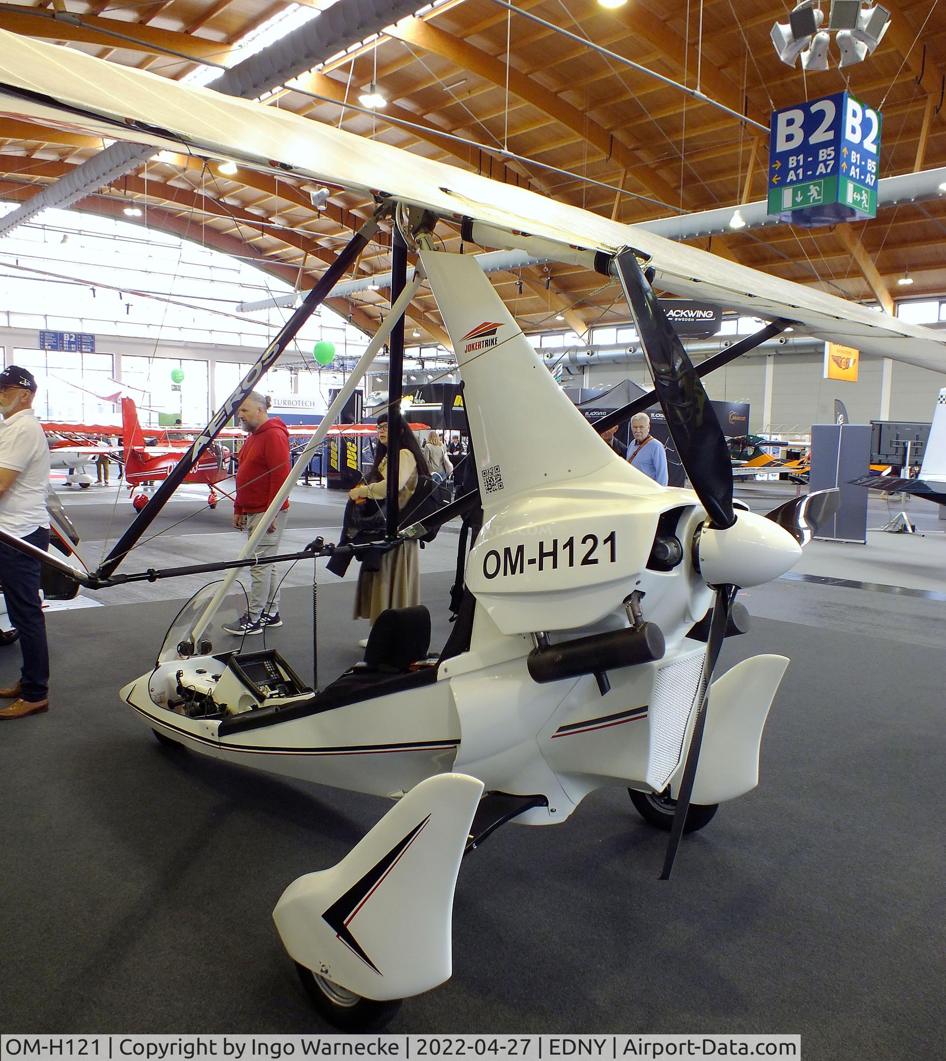 OM-H121, Aeros Joker Trike C/N Not found OM-H121, Nisus Joker Trike with Aeros wing at the AERO 2022, Friedrichshafen
