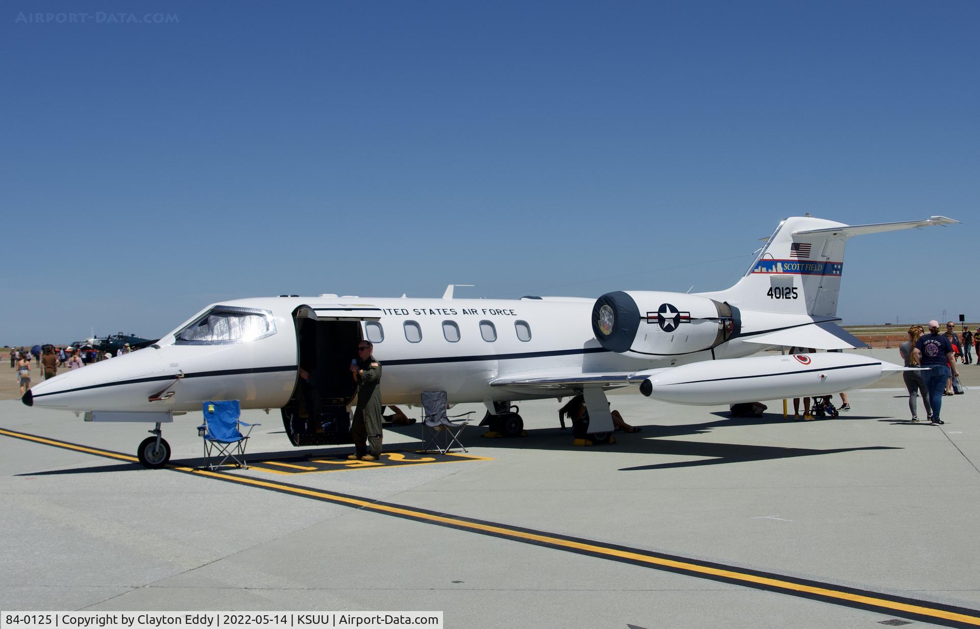 84-0125, 1984 Gates Learjet C-21A C/N 35A-571, Travis AFB airshow 2022.