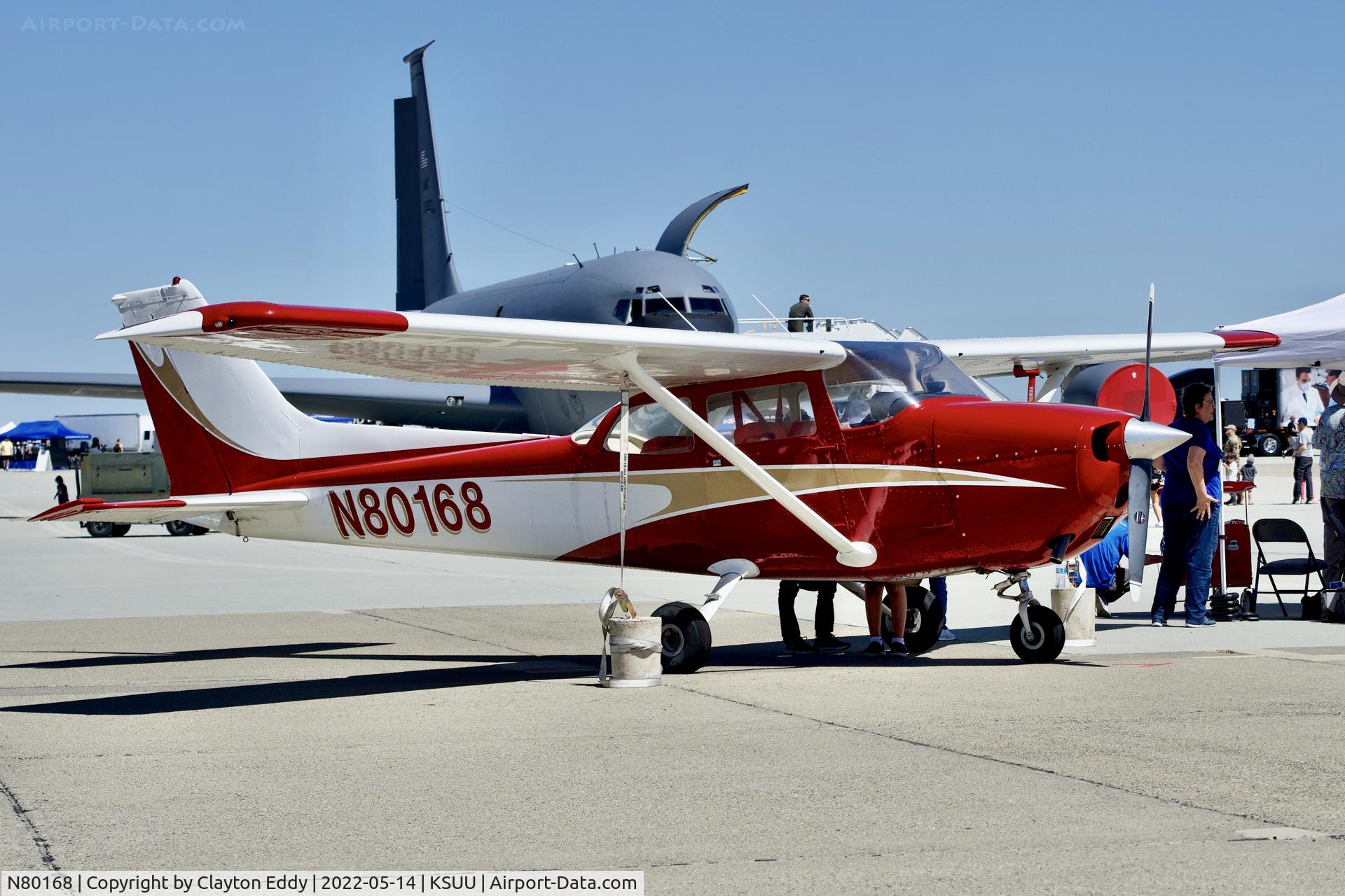 N80168, 1975 Cessna 172M C/N 17266416, Travis AFB airshow 2022.