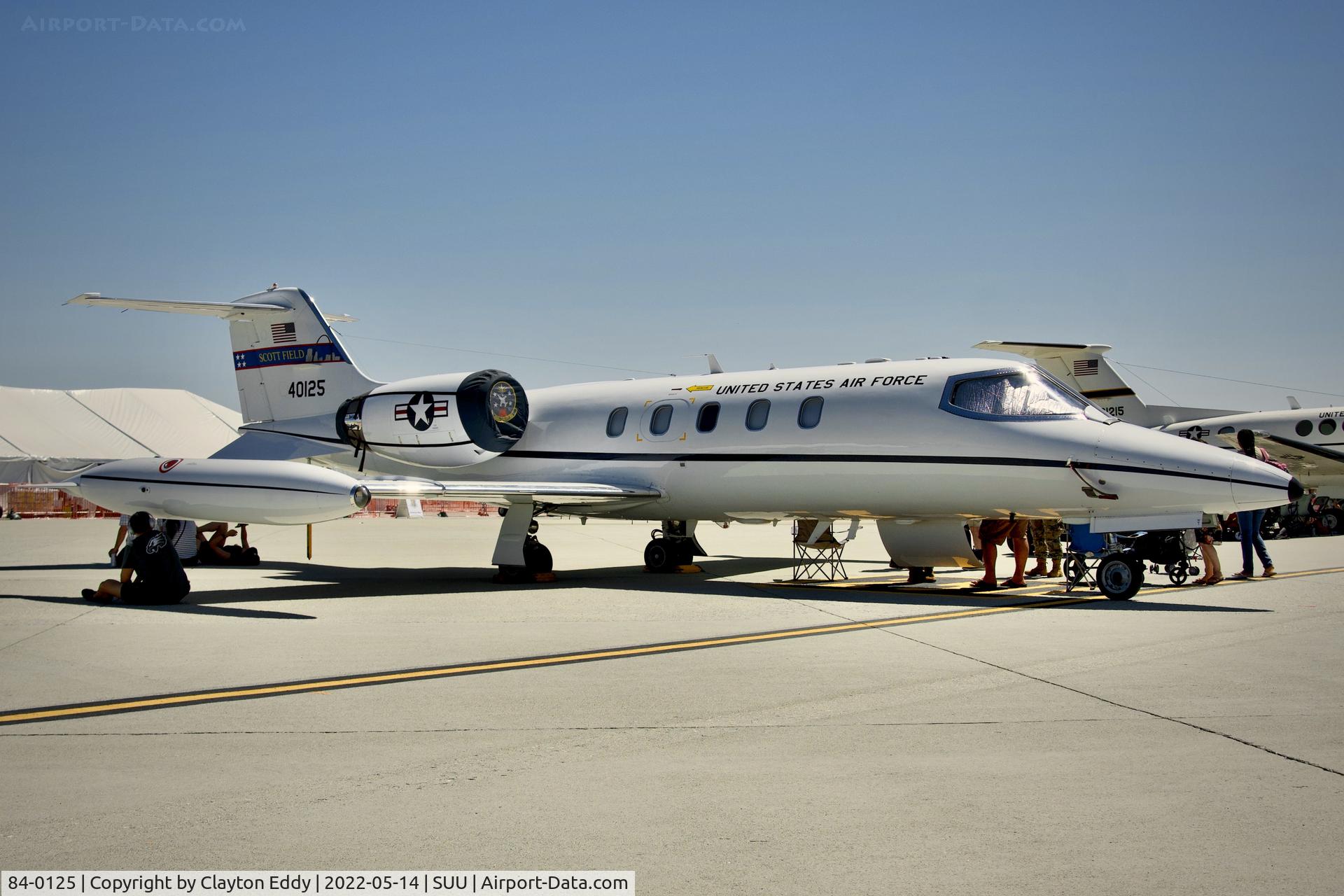 84-0125, 1984 Gates Learjet C-21A C/N 35A-571, Travis AFB airshow 2022.