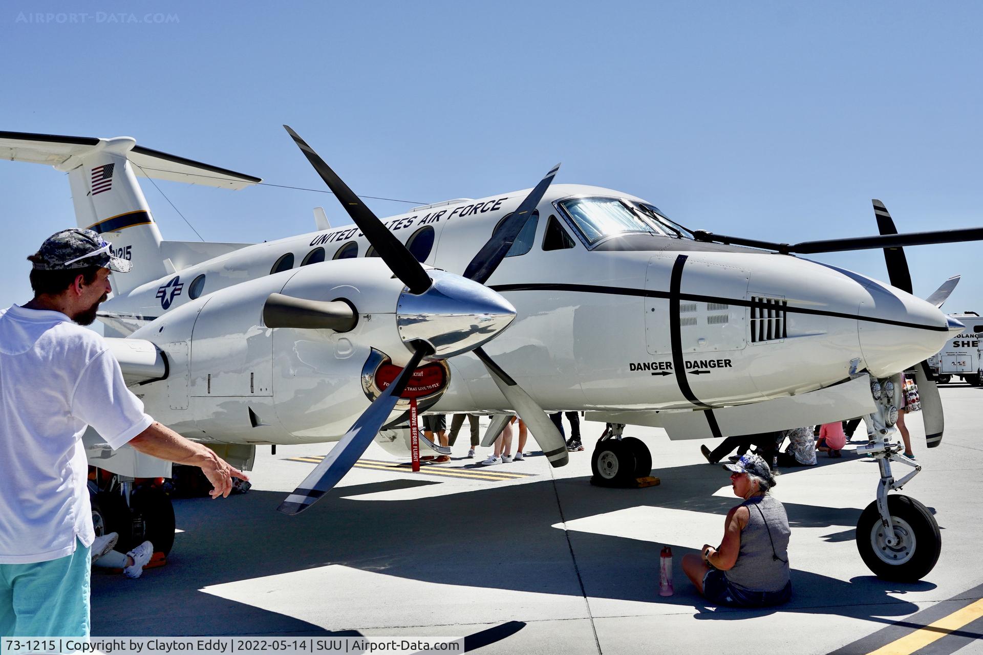 73-1215, 1973 Beech C-12C Huron C/N BD-11, Travis AFB airshow 2022.