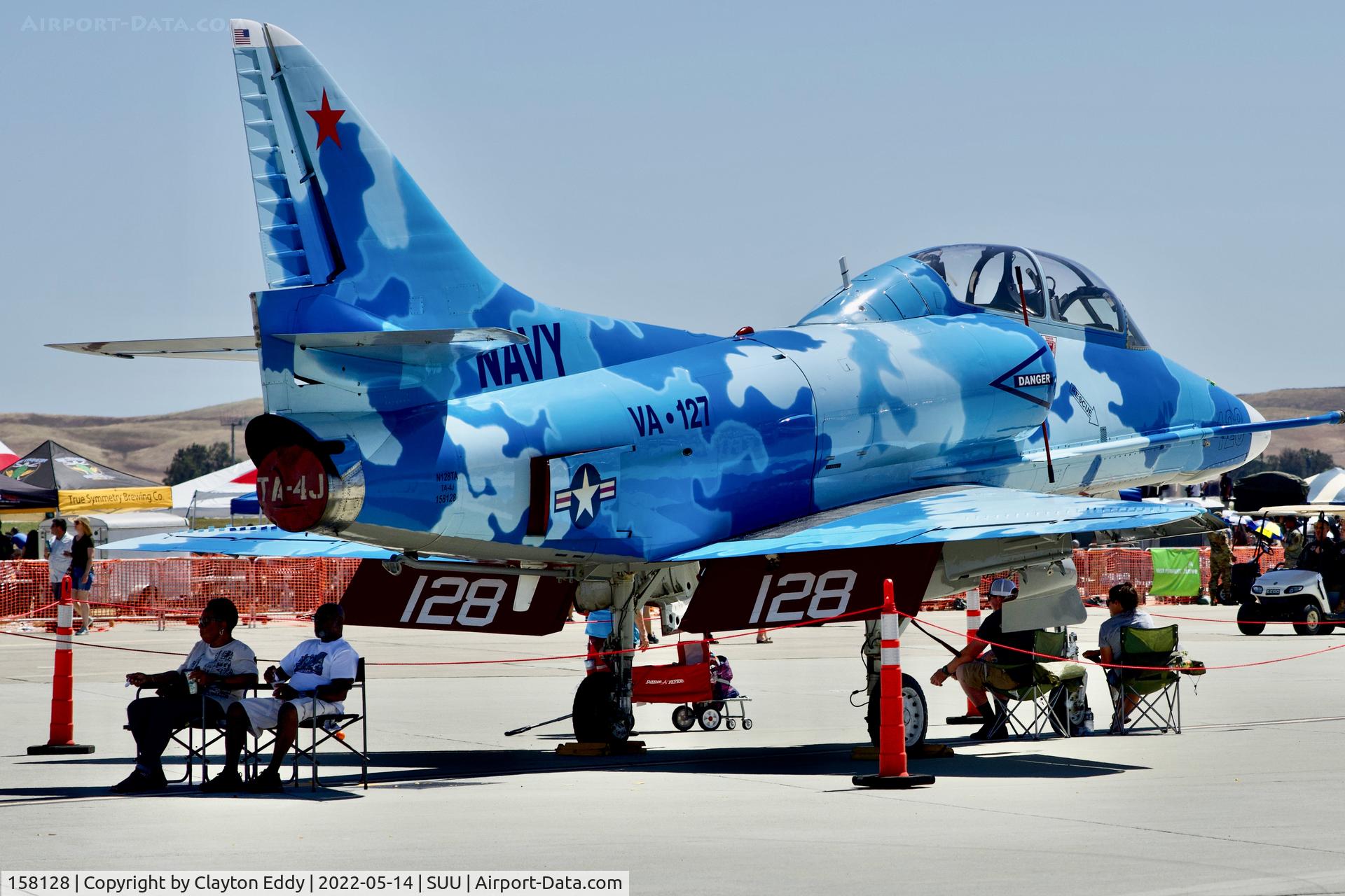 158128, 1992 McDonnell Douglas TA-4J Skyhawk C/N 14165, Travis AFB airshow 2022.