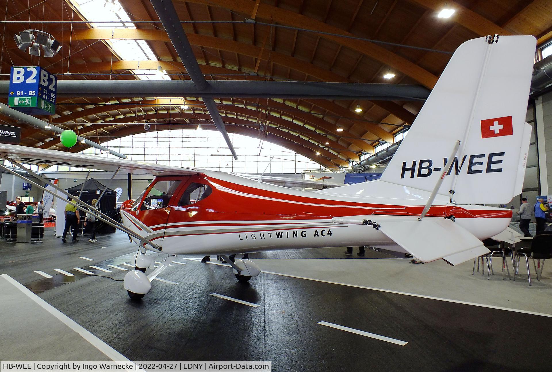 HB-WEE, 2019 Light Wing AC4 CS-LSA C/N 006, Light Wing AC4 CS-LSA at the AERO 2022, Friedrichshafen
