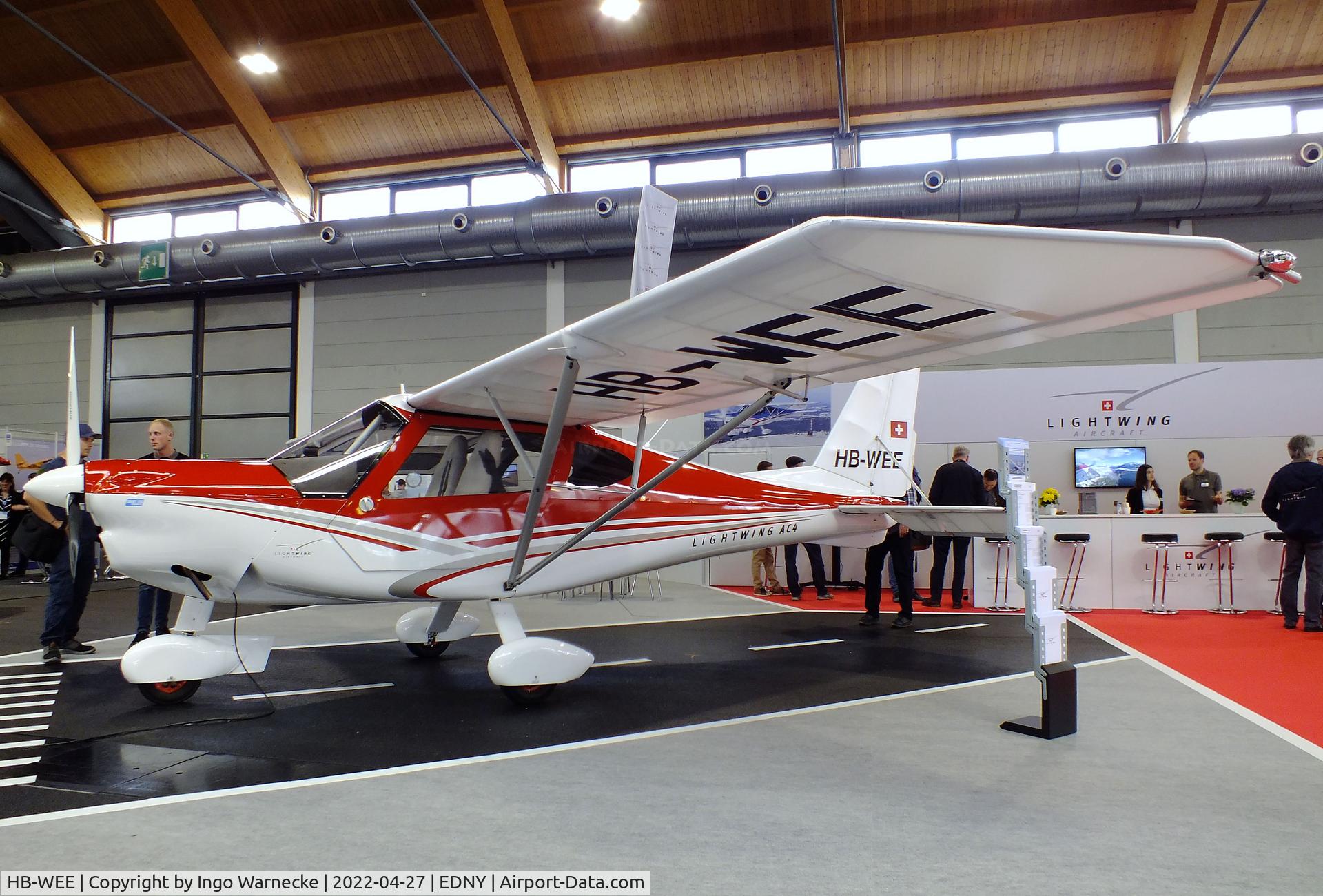 HB-WEE, 2019 Light Wing AC4 CS-LSA C/N 006, Light Wing AC4 CS-LSA at the AERO 2022, Friedrichshafen
