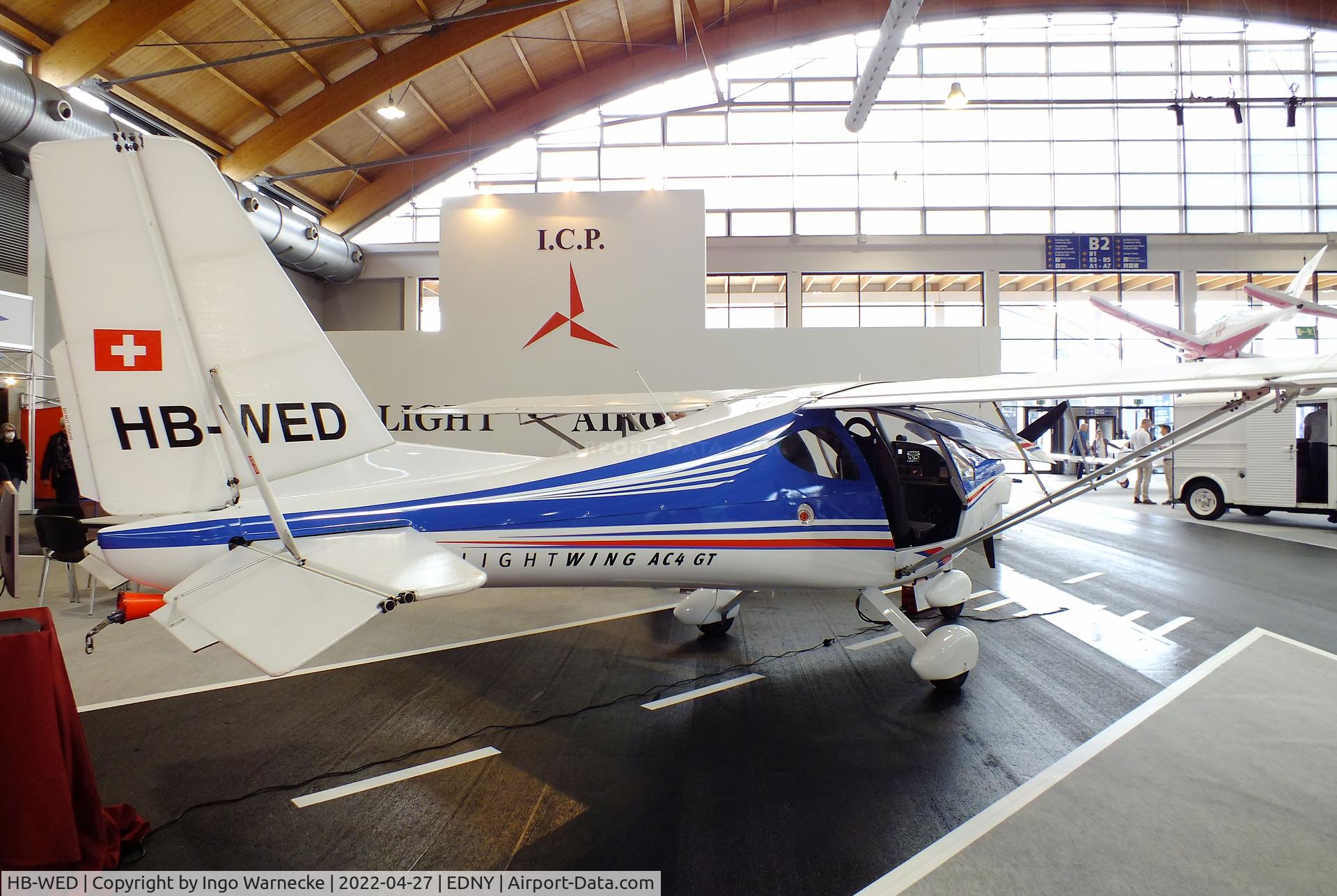 HB-WED, 2018 Light Wing AC4 CS LSA C/N 005, Light Wing AC4 CS-LSA GT - now converted with towing gear and Rotax 915 iS - at the AERO 2022, Friedrichshafen