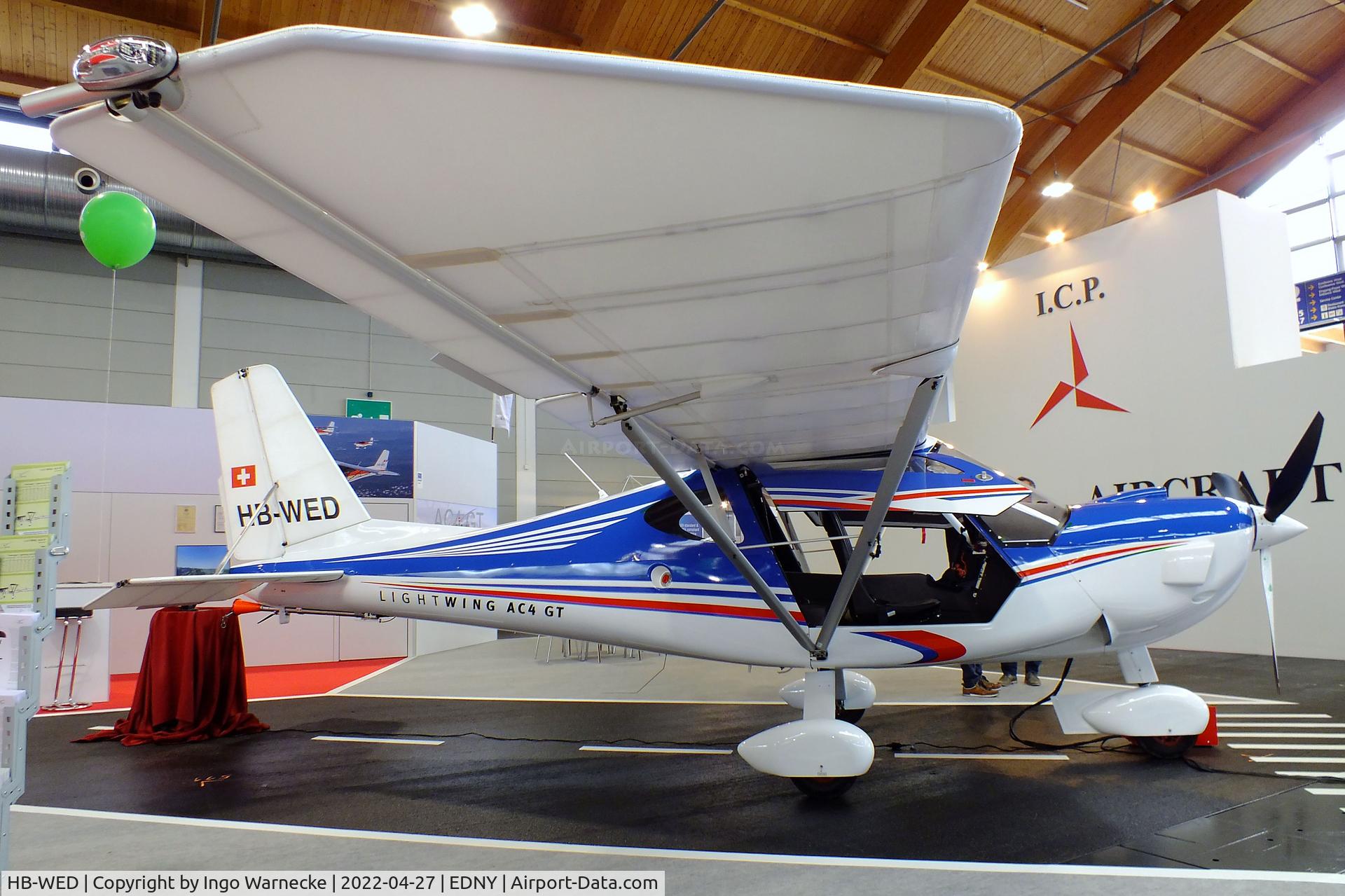 HB-WED, 2018 Light Wing AC4 CS LSA C/N 005, Light Wing AC4 CS-LSA GT - now converted with towing gear and Rotax 915 iS - at the AERO 2022, Friedrichshafen