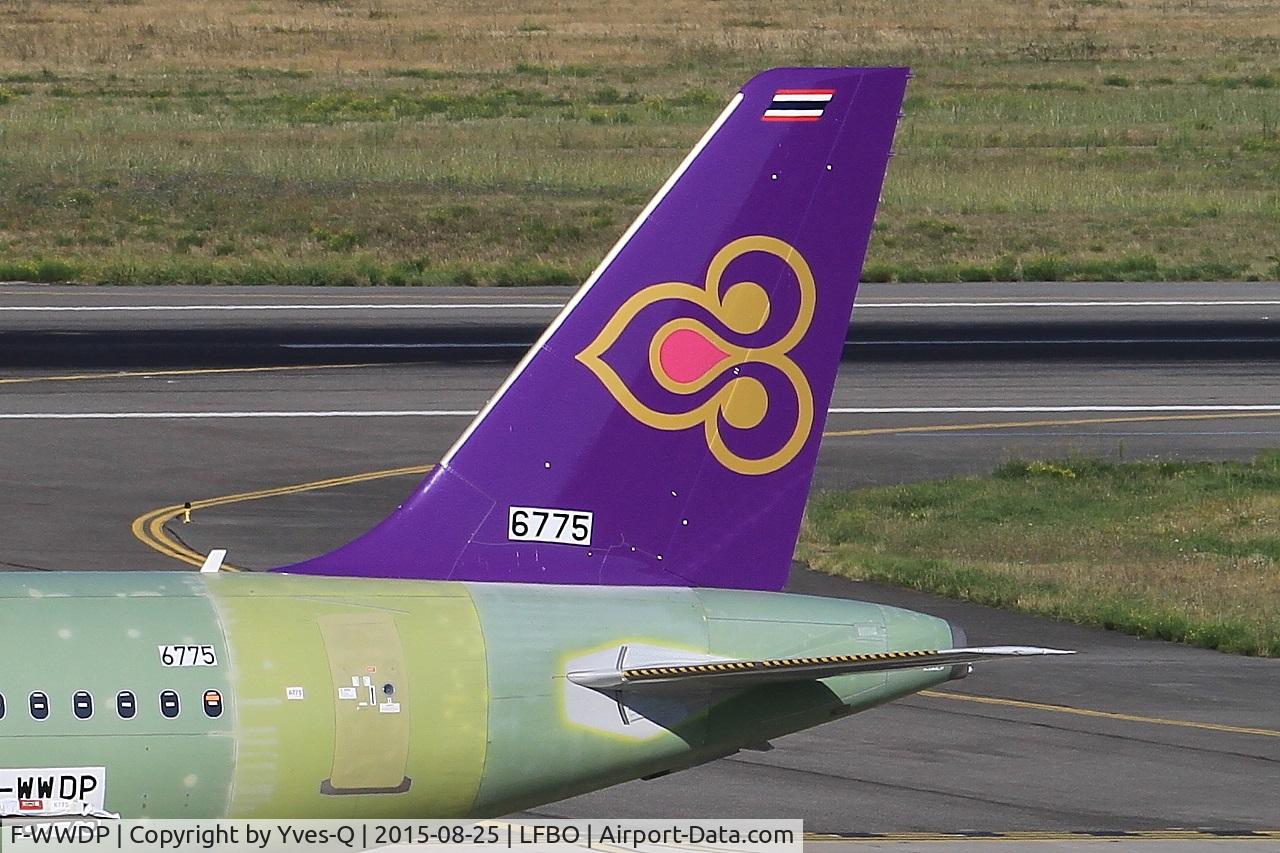 F-WWDP, 2015 Airbus A320-232 C/N 6775, Airbus A320-232, Tail close up view, Toulouse-Blagnac airport (LFBO-TLS)