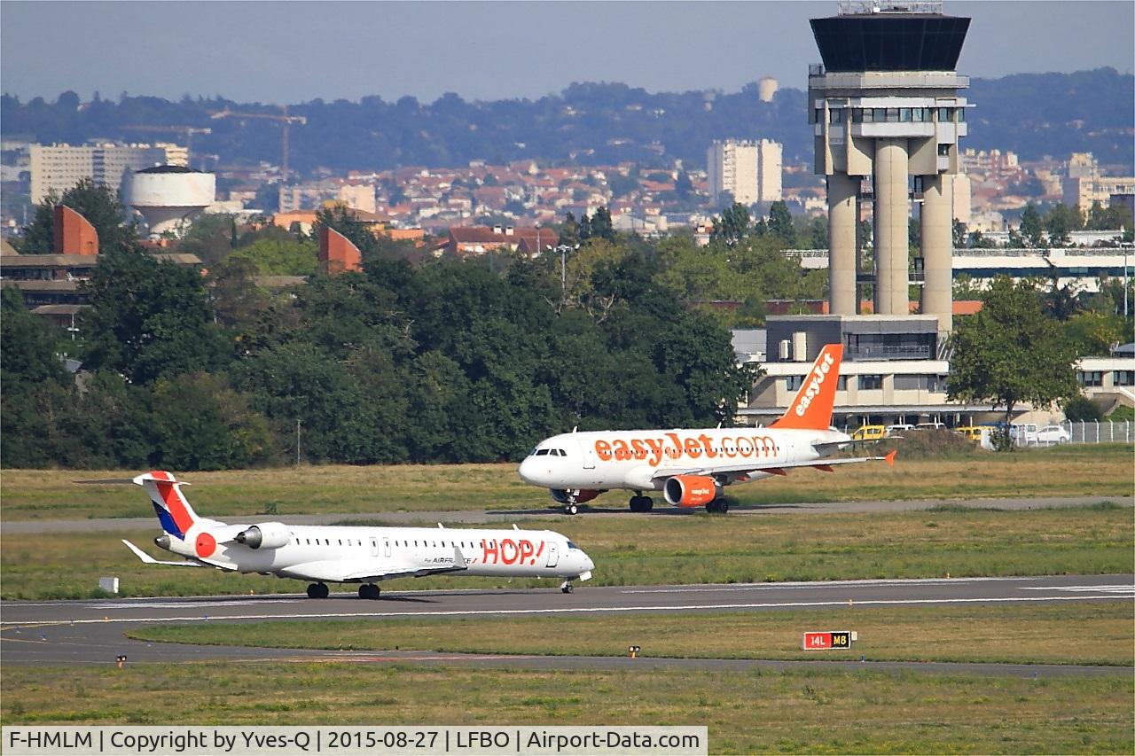 F-HMLM, 2012 Bombardier CRJ-1000EL NG (CL-600-2E25) C/N 19023, Bombardier CRJ-1000EL NG, Landing rwy 14R, Toulouse-Blagnac Airport (LFBO-TLS)