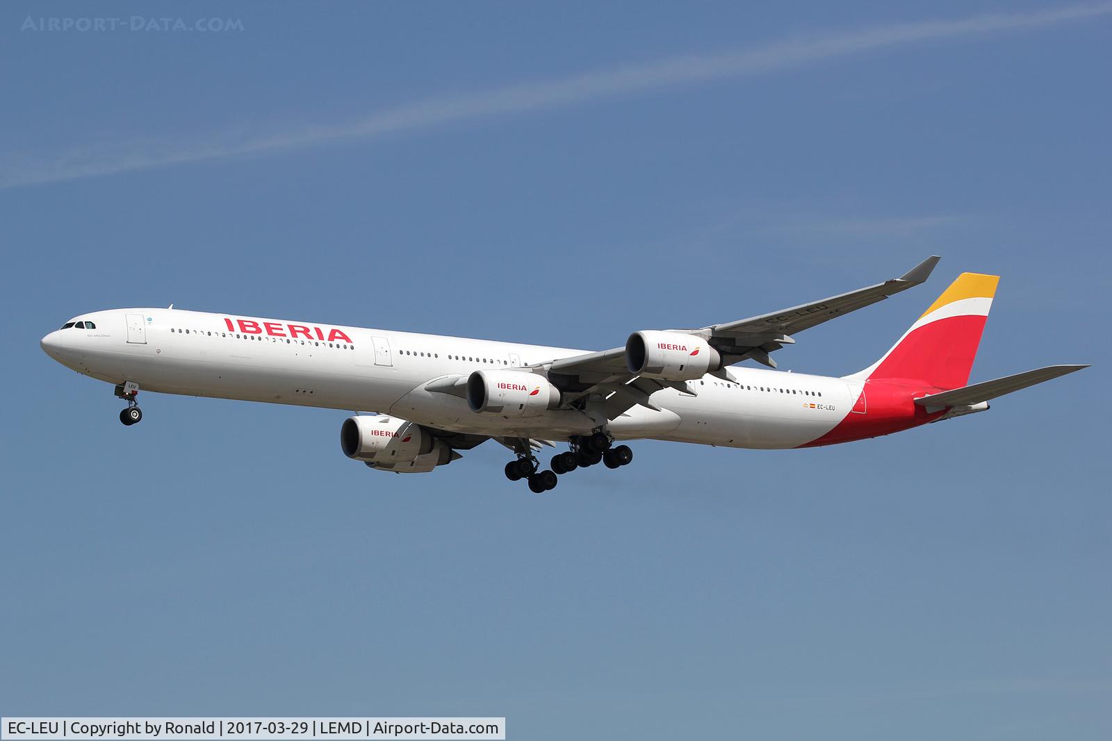 EC-LEU, 2009 Airbus A340-642X C/N 960, at mad