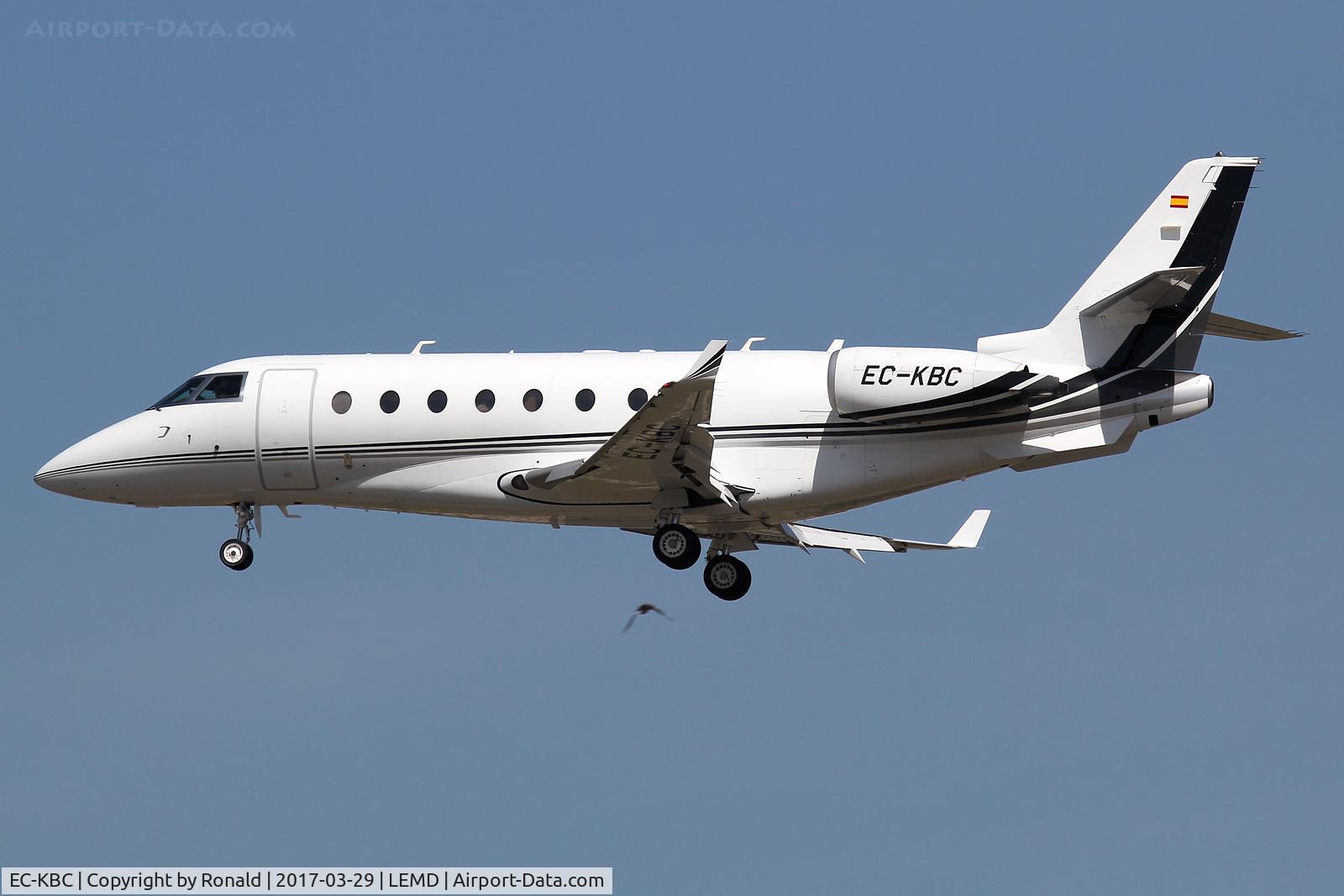 EC-KBC, 2006 Gulfstream Aerospace G200 C/N 145, at mad