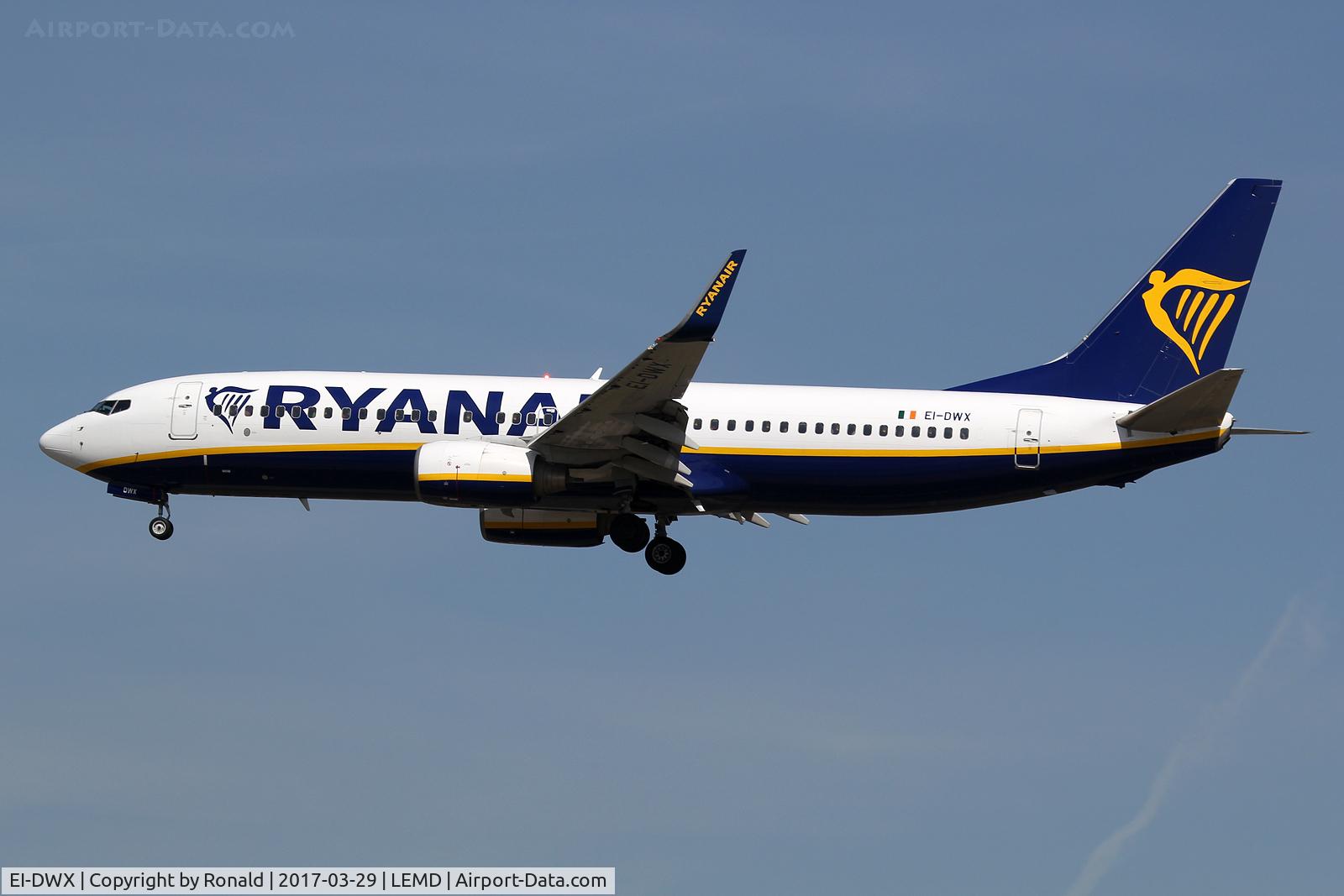 EI-DWX, 2008 Boeing 737-8AS C/N 33630, at mad