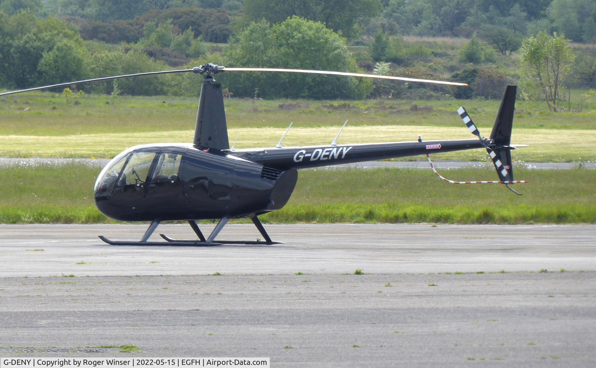 G-DENY, 2017 Robinson R44 Raven II C/N 14044, Visiting R44 helicopter.