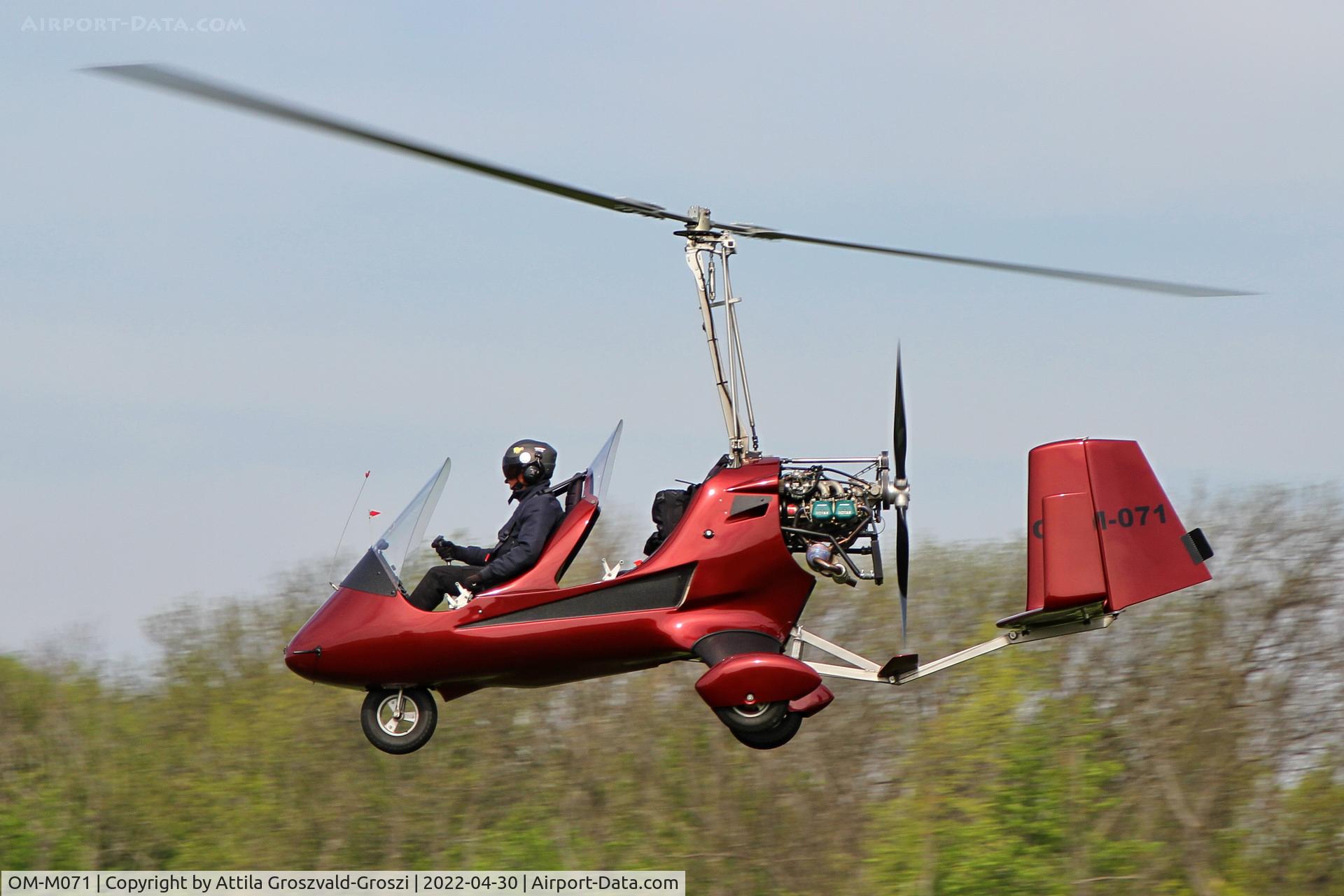 OM-M071, 2012 Halley Apollo Gyro AG1 C/N 260912, Zirc-Tündérmajor Airfield, Hungary