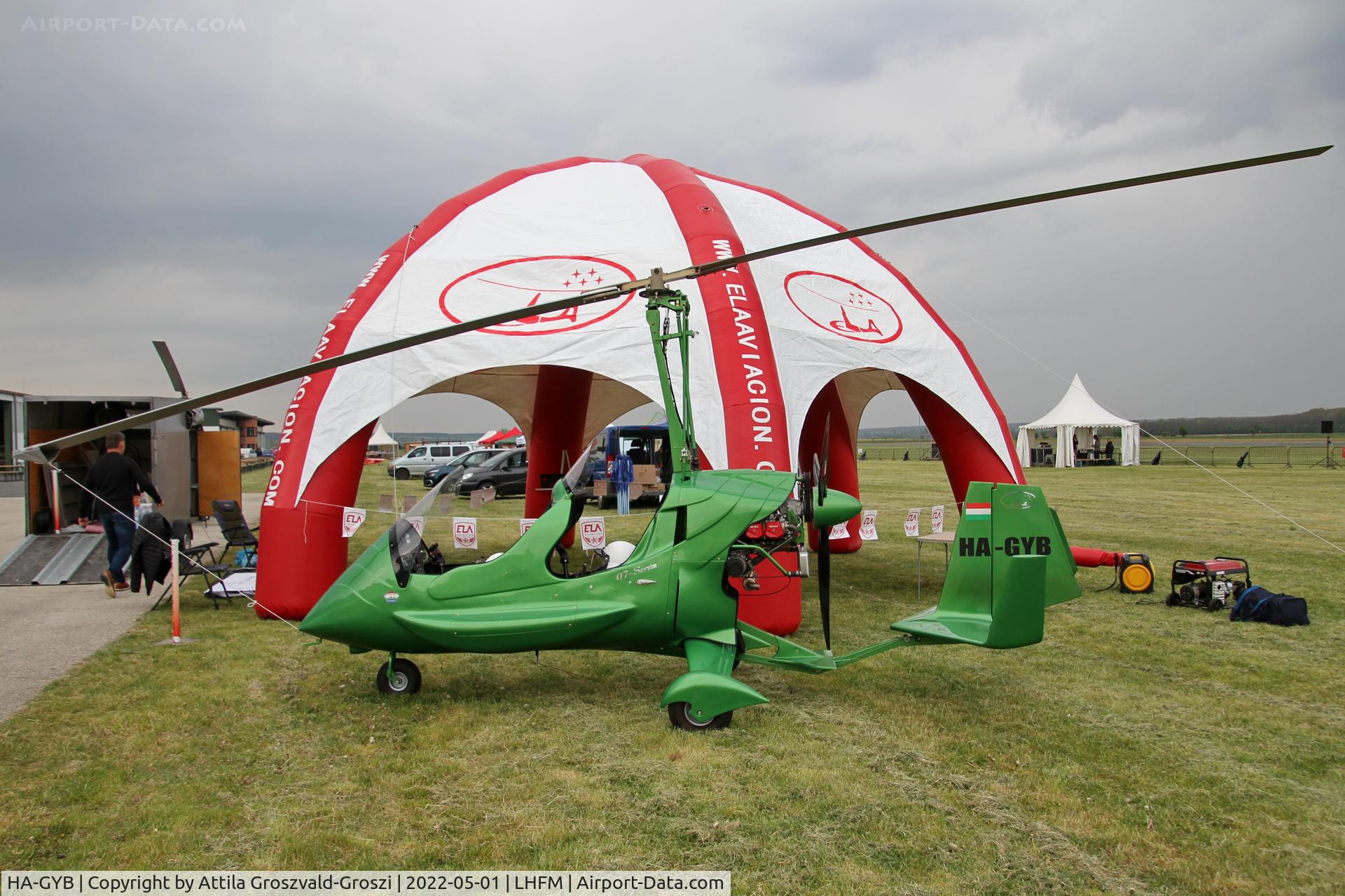 HA-GYB, 2018 ELA Aviación ELA-07 Scorpion C/N 04185760734, LHFM - Fertöszentmiklós, Meidl Airport, Hungary. SKYVIEW West Hungarian Airshow 2022