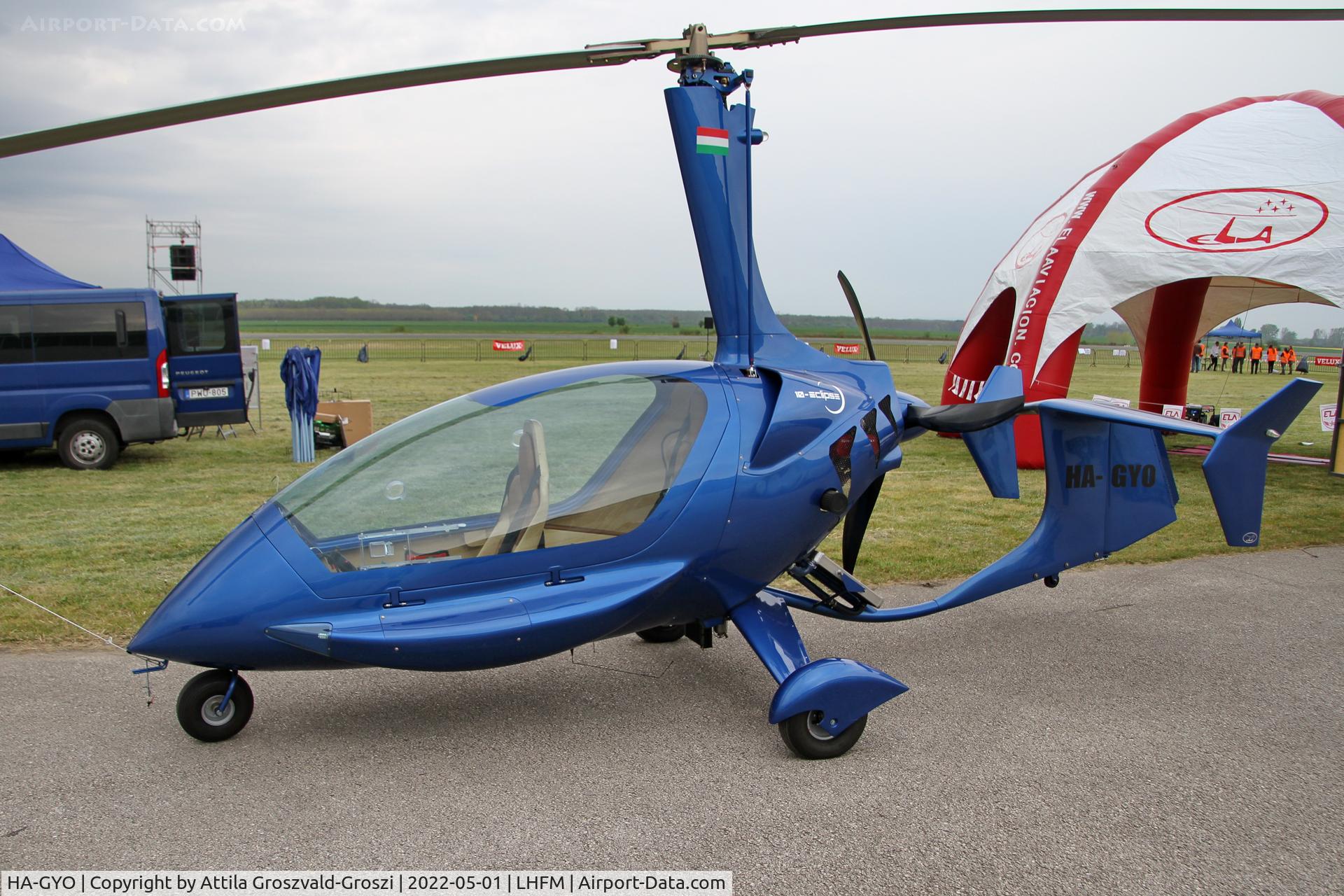 HA-GYO, 2018 ELA Aviación ELA-10 Eclipse C/N 11185821014, LHFM - Fertöszentmiklós, Meidl Airport, Hungary. SKYVIEW West Hungarian Airshow 2022