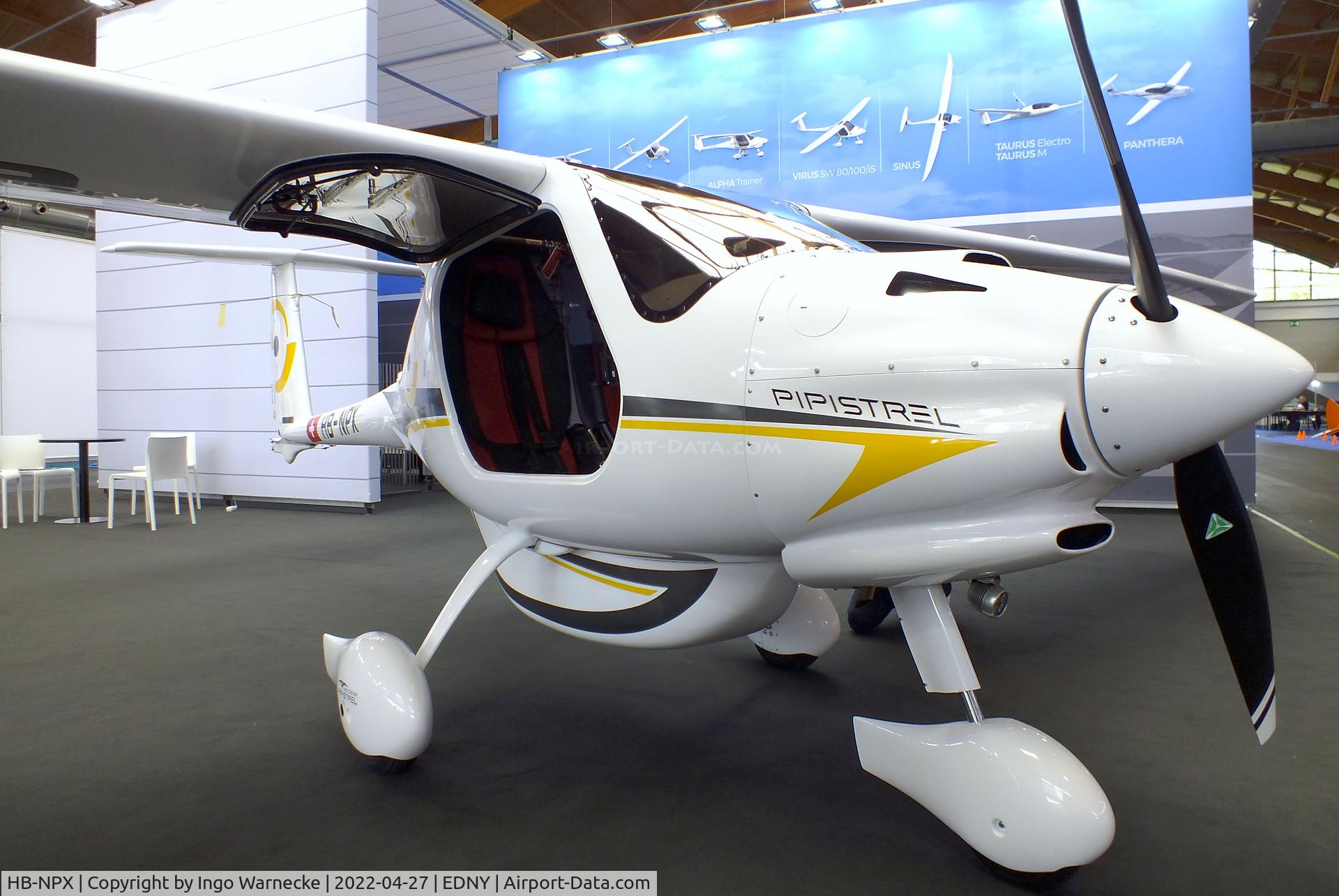 HB-NPX, 2021 Pipistrel Virus SW 121A Explorer X-Eye C/N VSW121X0121, Pipistrel Virus SW 121A Explorer X-Eye at the AERO 2022, Friedrichshafen