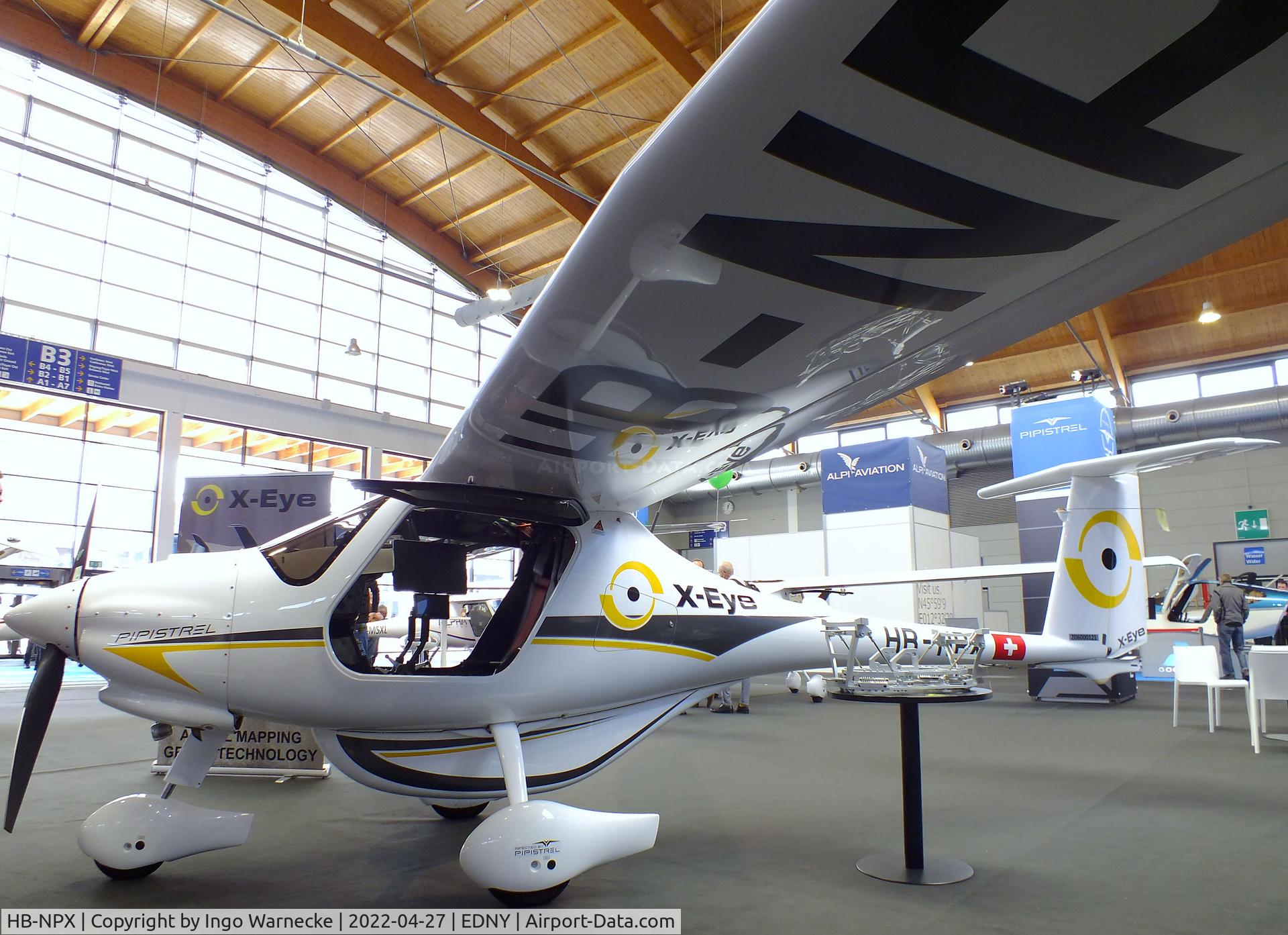 HB-NPX, 2021 Pipistrel Virus SW 121A Explorer X-Eye C/N VSW121X0121, Pipistrel Virus SW 121A Explorer X-Eye at the AERO 2022, Friedrichshafen