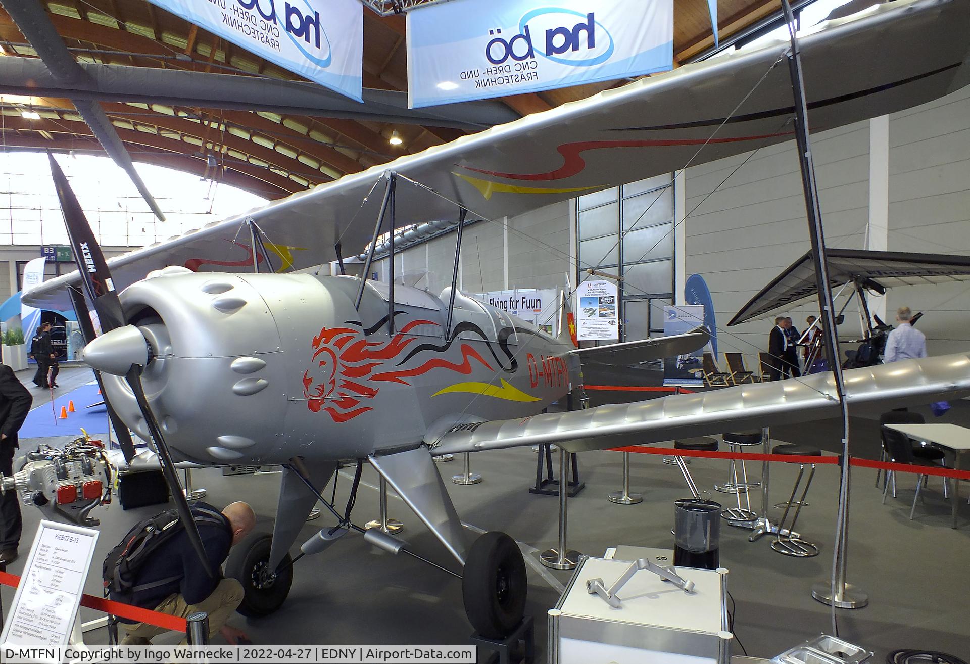 D-MTFN, Platzer Kiebitz B13 C/N not found_D-MTFN, Platzer Kiebitz B13 at the AERO 2022, Friedrichshafen