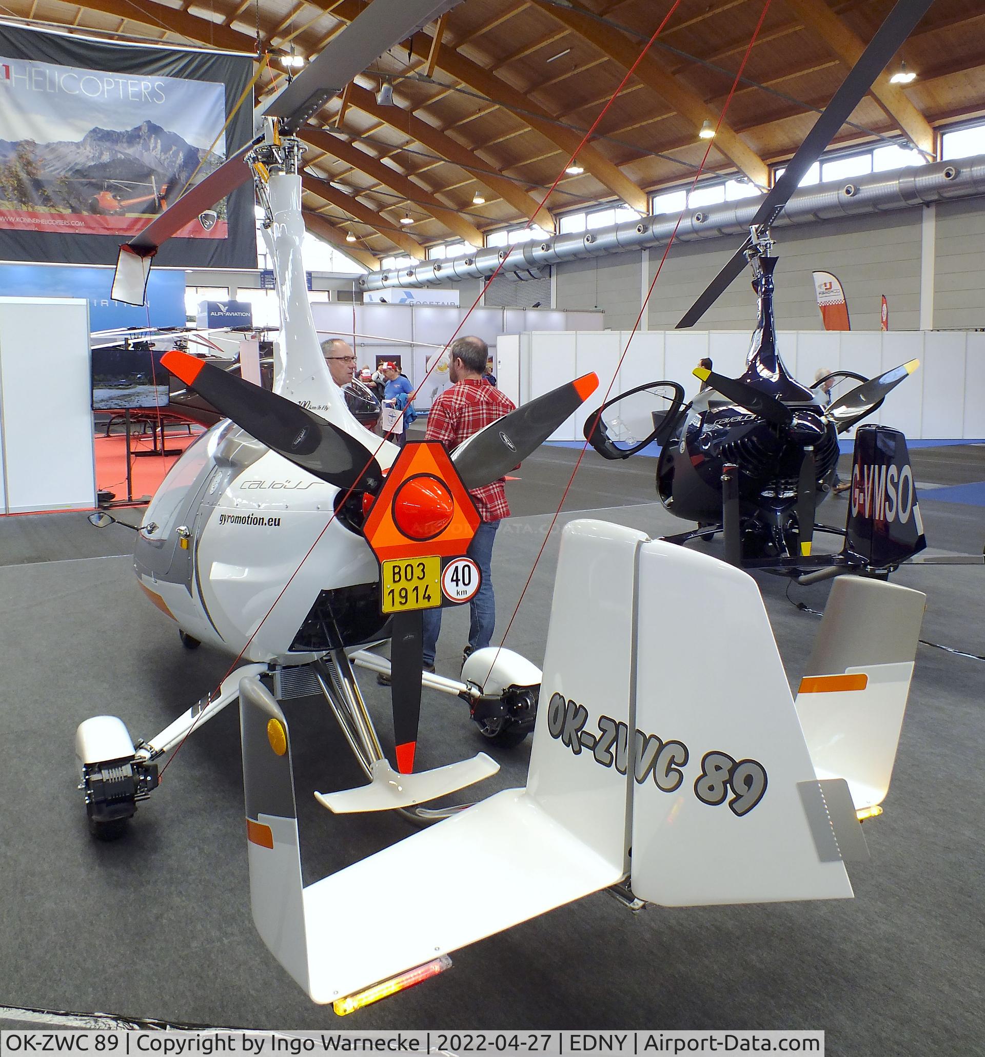 OK-ZWC 89, 2020 AutoGyro Calidus 915 iS C/N not found_OK-ZWC 89, AutoGyro Calidus 915 iS at the AERO 2022, Friedrichshafen
