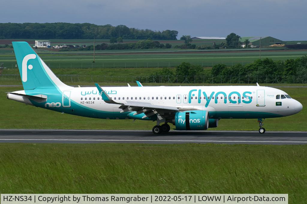 HZ-NS34, 2021 Airbus A320-251N C/N 10350, Flynas Airbus A320Neo