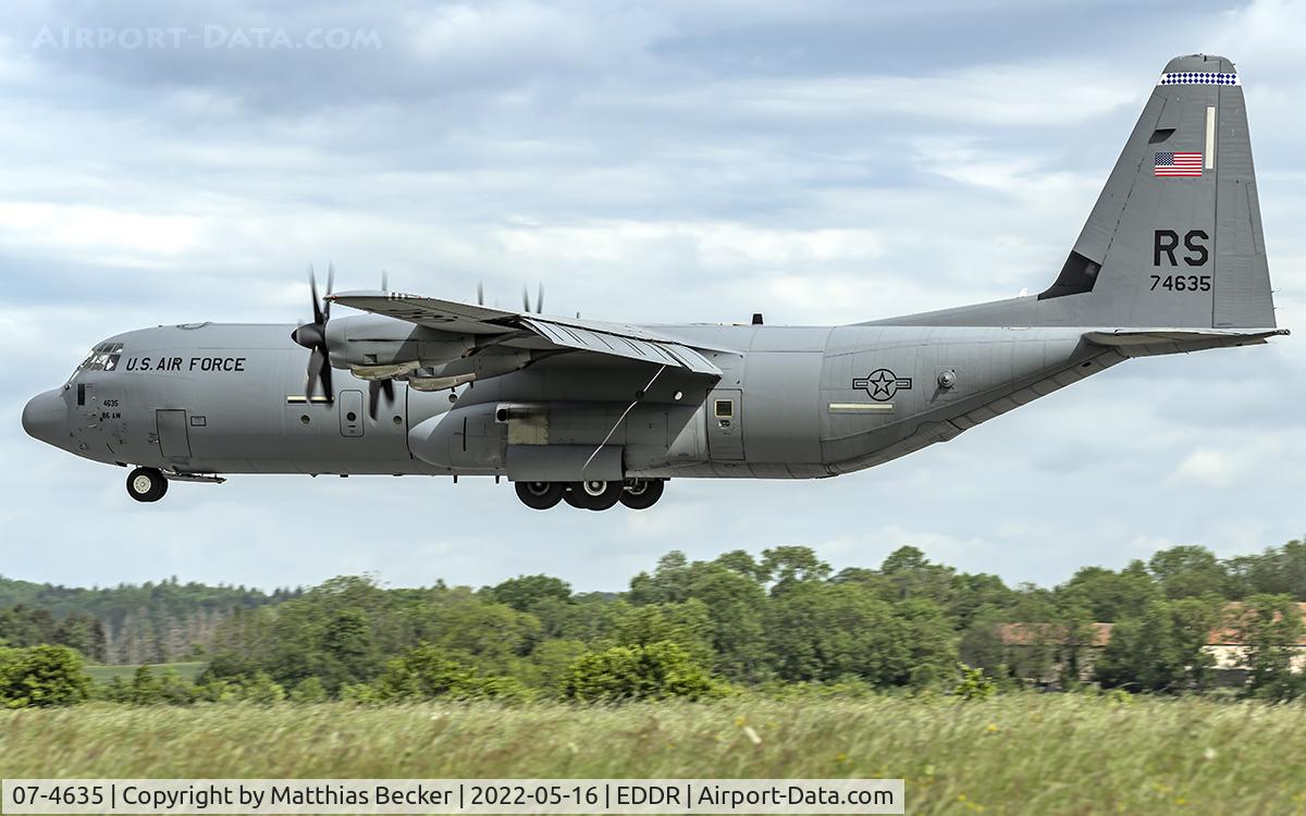 07-4635, 2007 Lockheed Martin C-130J-30 Super Hercules C/N 382-5595, 07-4635