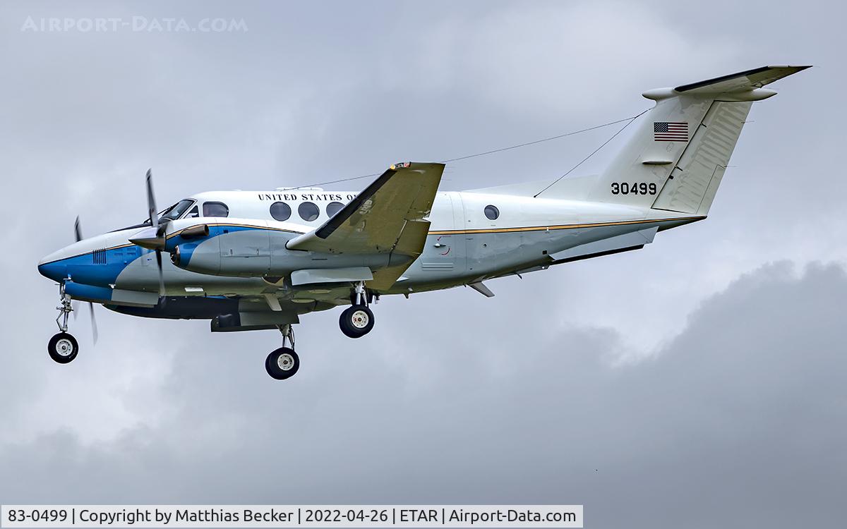 83-0499, 1983 Beech C-12D Huron C/N BP-45, 83-0499