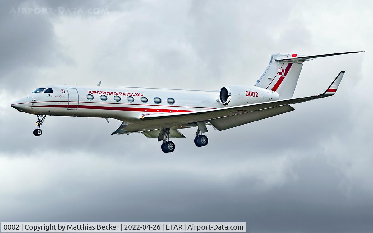 0002, 2017 Gulfstream GV-SP (G550) C/N 5554, 0002/Pol AF