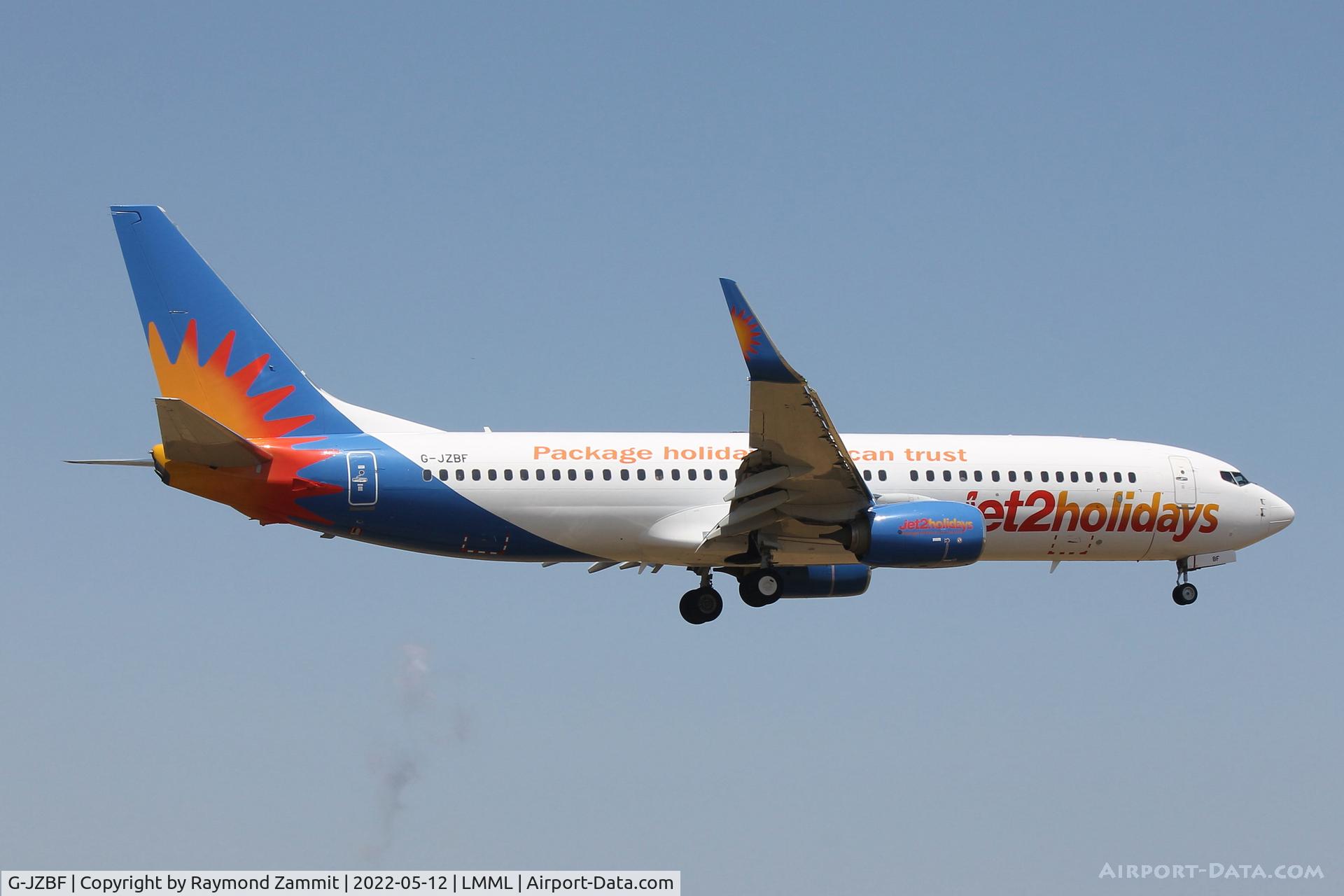 G-JZBF, 2017 Boeing 737-800 C/N 63162, B737-800 G-JZBF Jet2Com