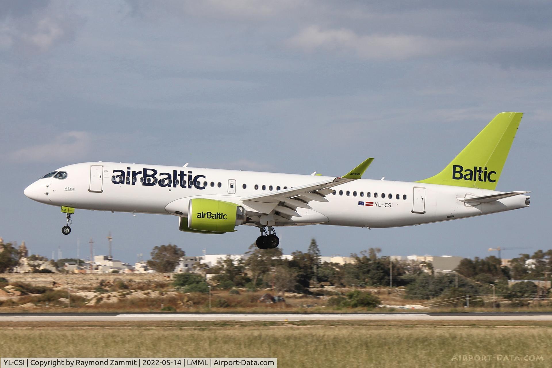 YL-CSI, 2018 Bombardier CSeries CS300 (BD-500-1A11) C/N 55034, A220 YL-CSI Air Baltic