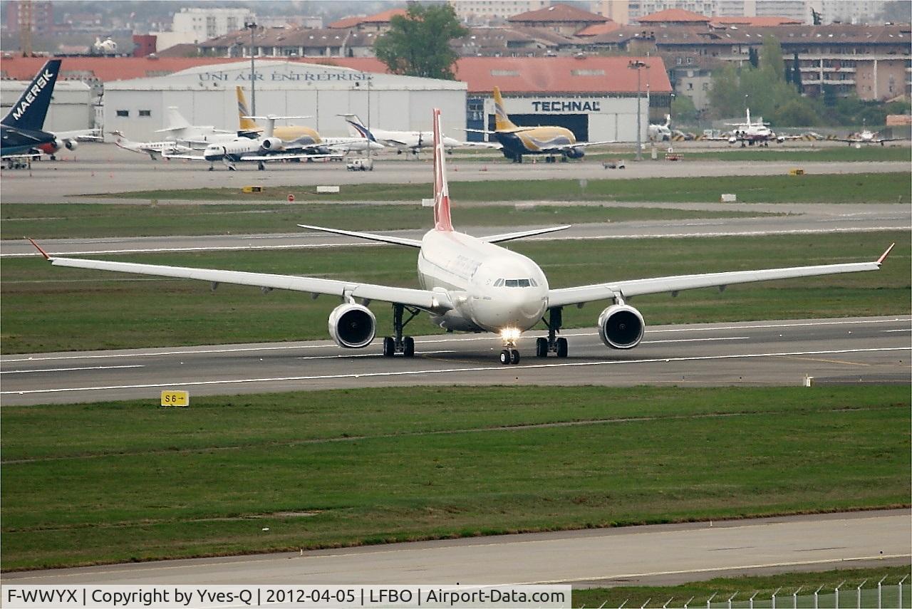 F-WWYX, 2012 Airbus A330-343X C/N 1307, Airbus A330-343X, Taxiing, Toulouse Blagnac Airport (LFBO-TLS)