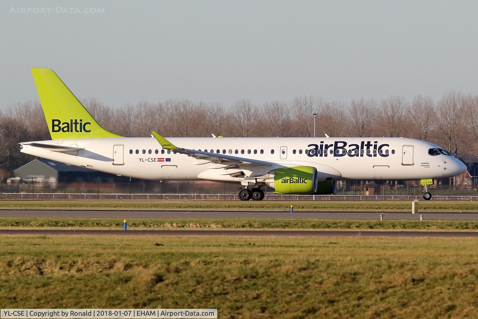 YL-CSE, 2017 Bombardier CSeries CS300 (BD-500-1A11) C/N 55007, at spl