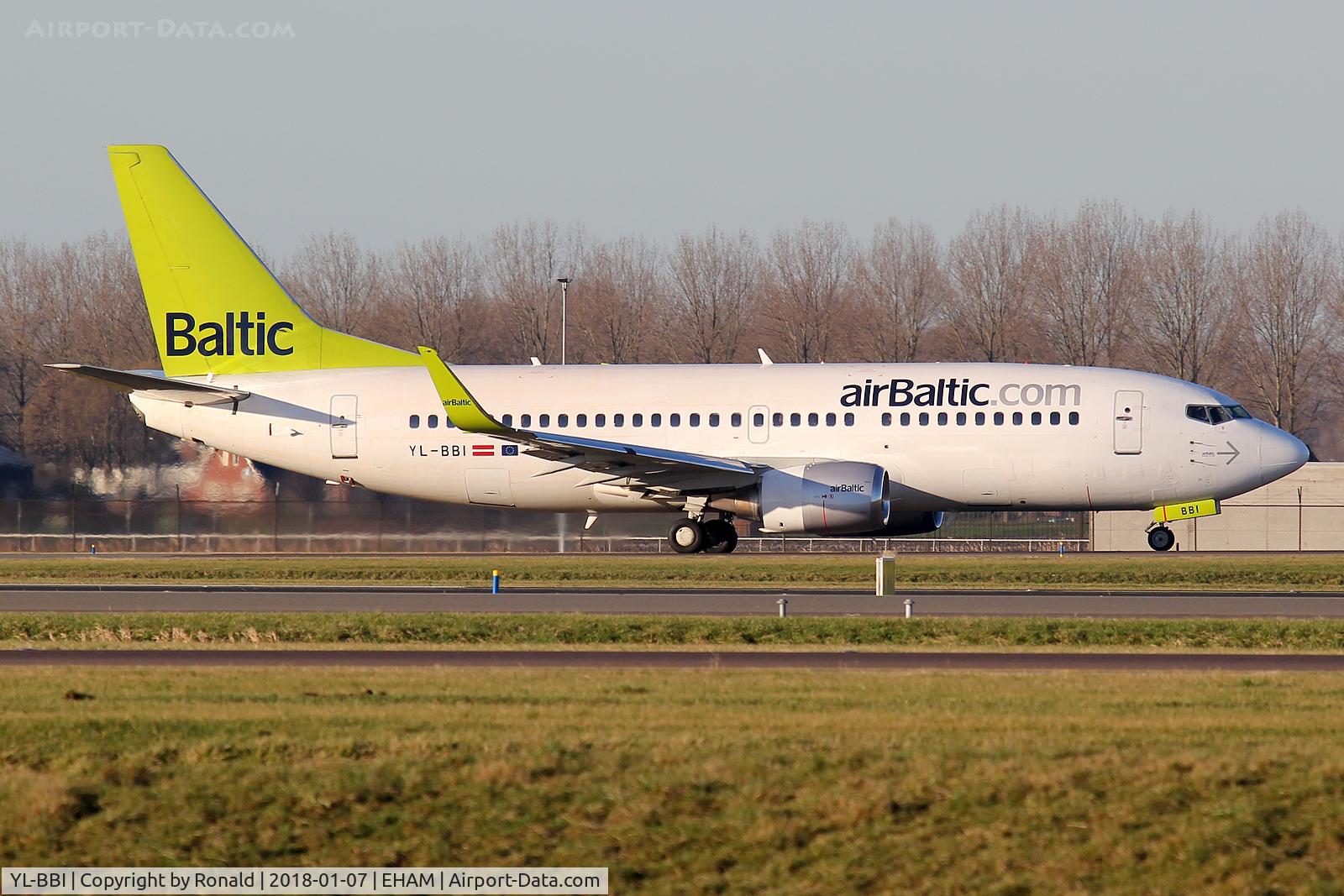 YL-BBI, 1995 Boeing 737-33A C/N 27454, at spl