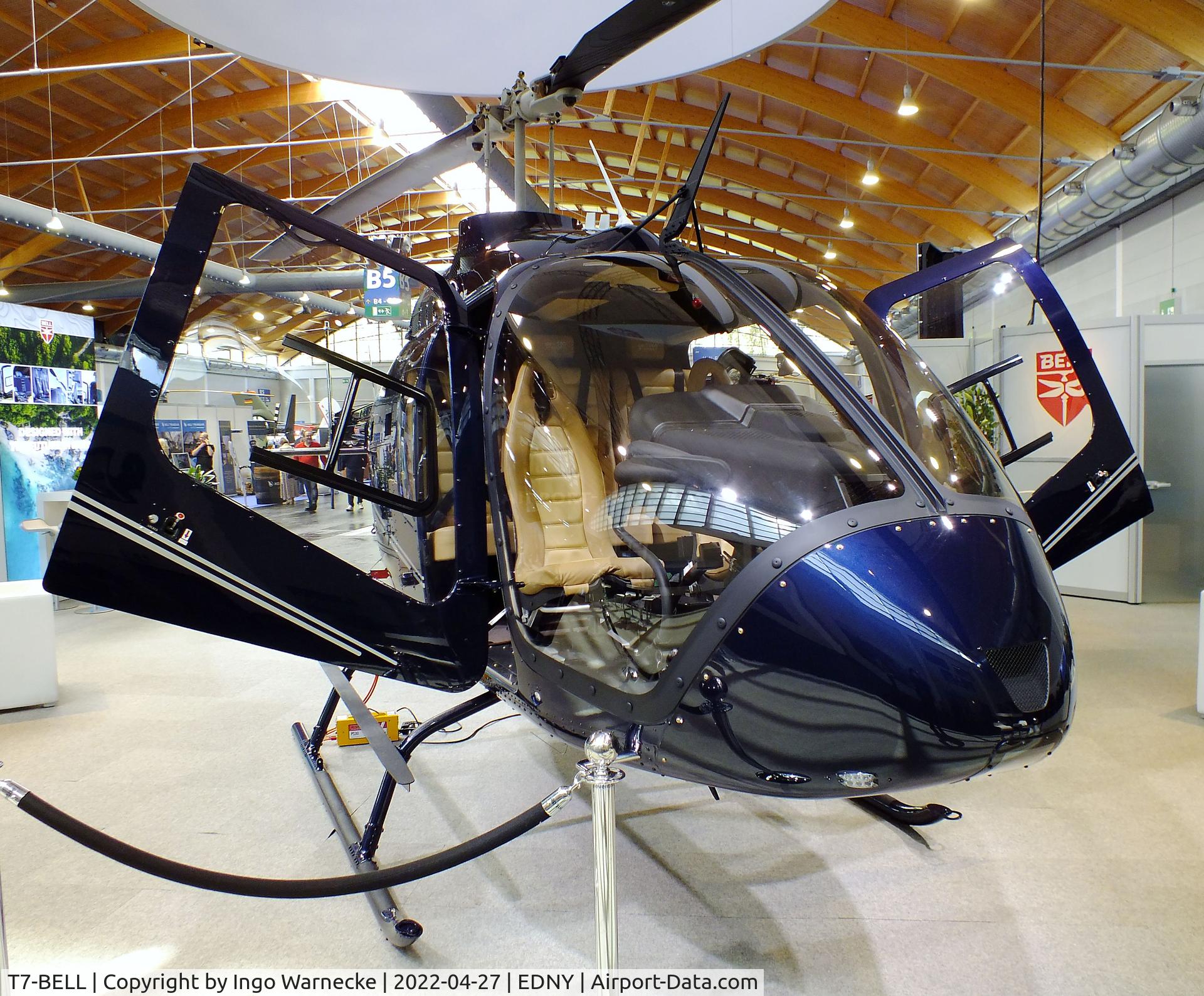 T7-BELL, Bell 505 Jet Ranger X Jet Ranger X C/N 65375, Bell 505 JetRanger X at the AERO 2022, Friedrichshafen