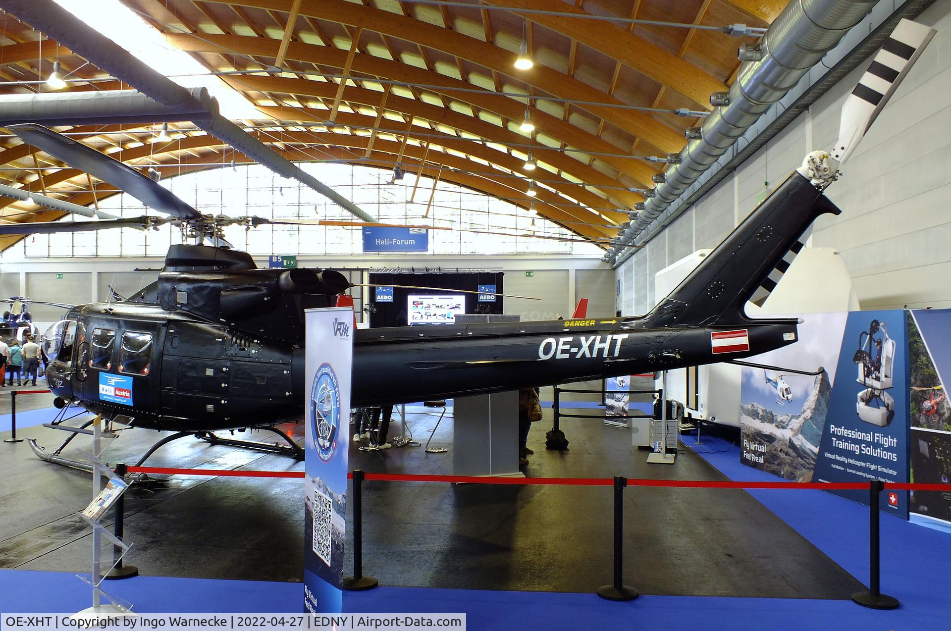 OE-XHT, Bell 412 C/N 33019, Bell 412 of Heli-Austria at the AERO 2022, Friedrichshafen