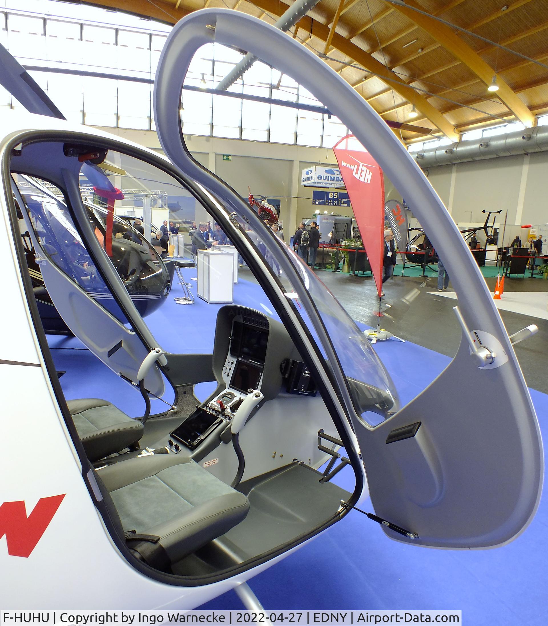 F-HUHU, Guimbal Cabri G2 C/N 1302, Guimbal Cabri G2 of Heli NRW at the AERO 2022, Friedrichshafen #c