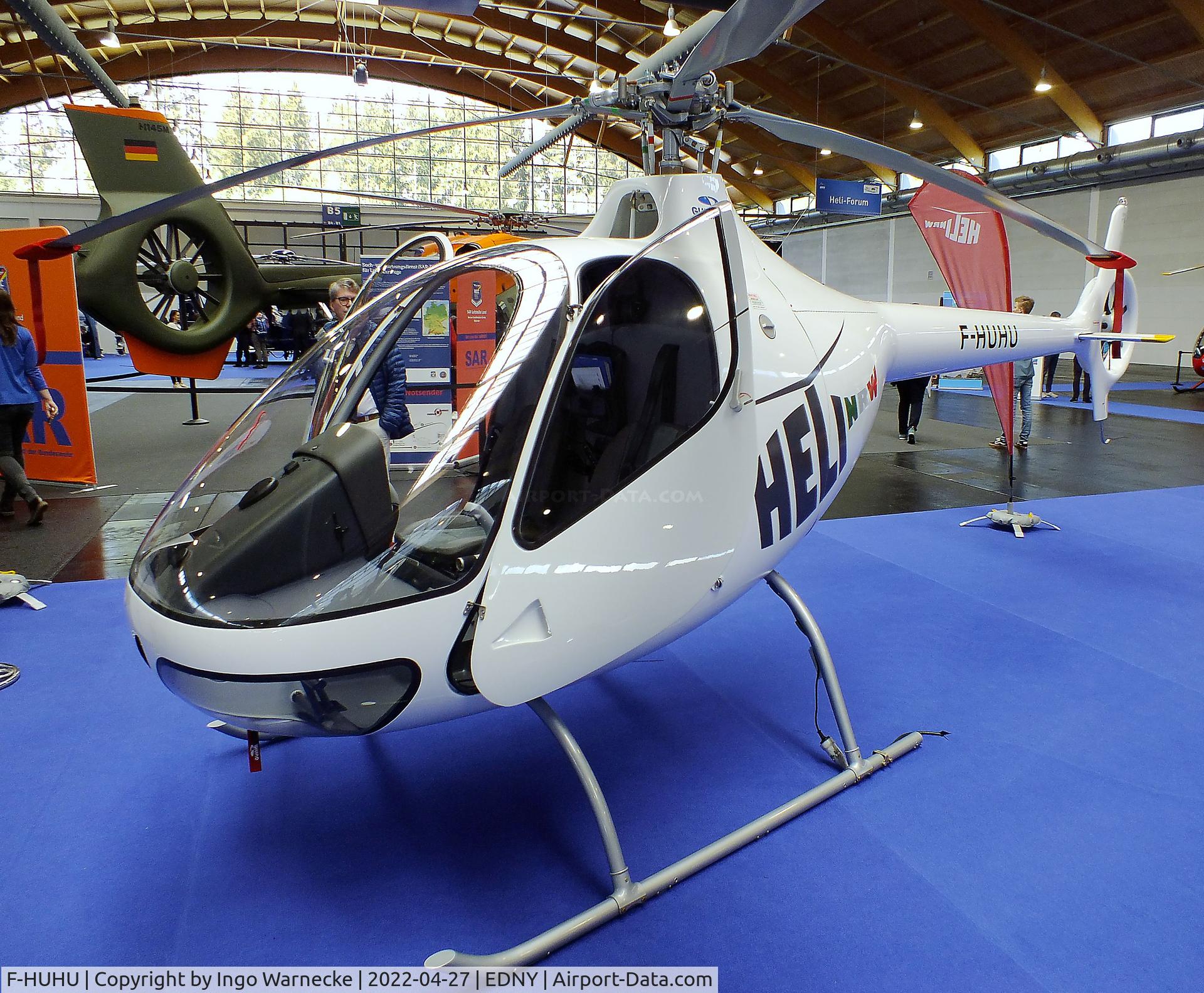 F-HUHU, Guimbal Cabri G2 C/N 1302, Guimbal Cabri G2 of Heli NRW at the AERO 2022, Friedrichshafen