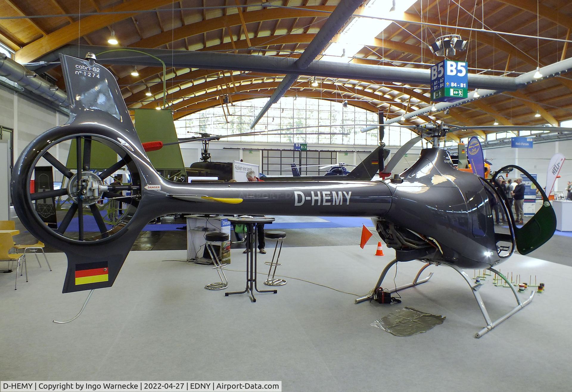D-HEMY, 2020 Guimbal Cabri G-2 Cabri G2 C/N 1274, Guimbal Cabri G2 at the AERO 2022, Friedrichshafen